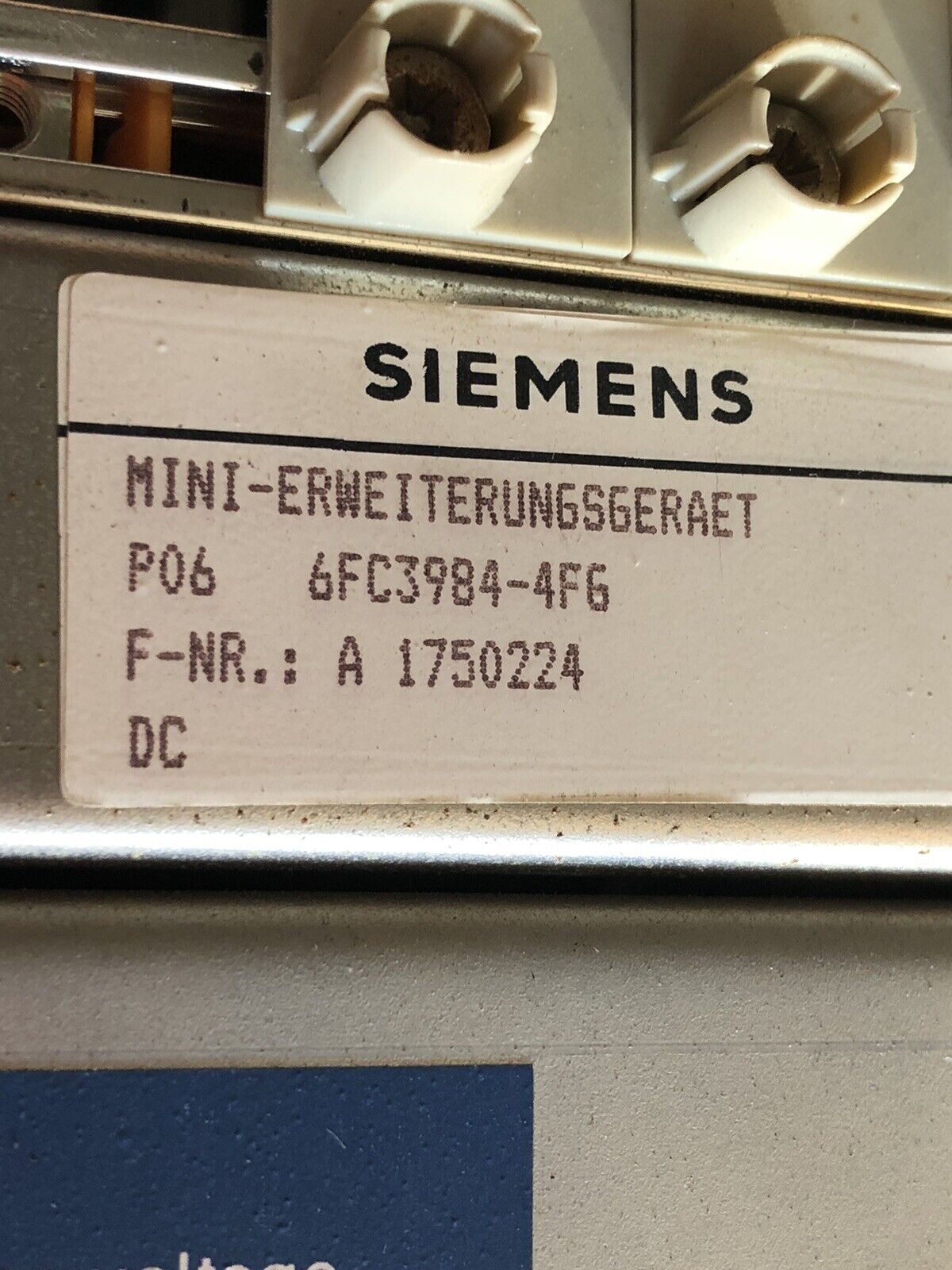 Siemens P06 6Fc3984-4Fg Sinumerik Plc Chassis,570-031-7120.00 Erz-Stand A,Cl