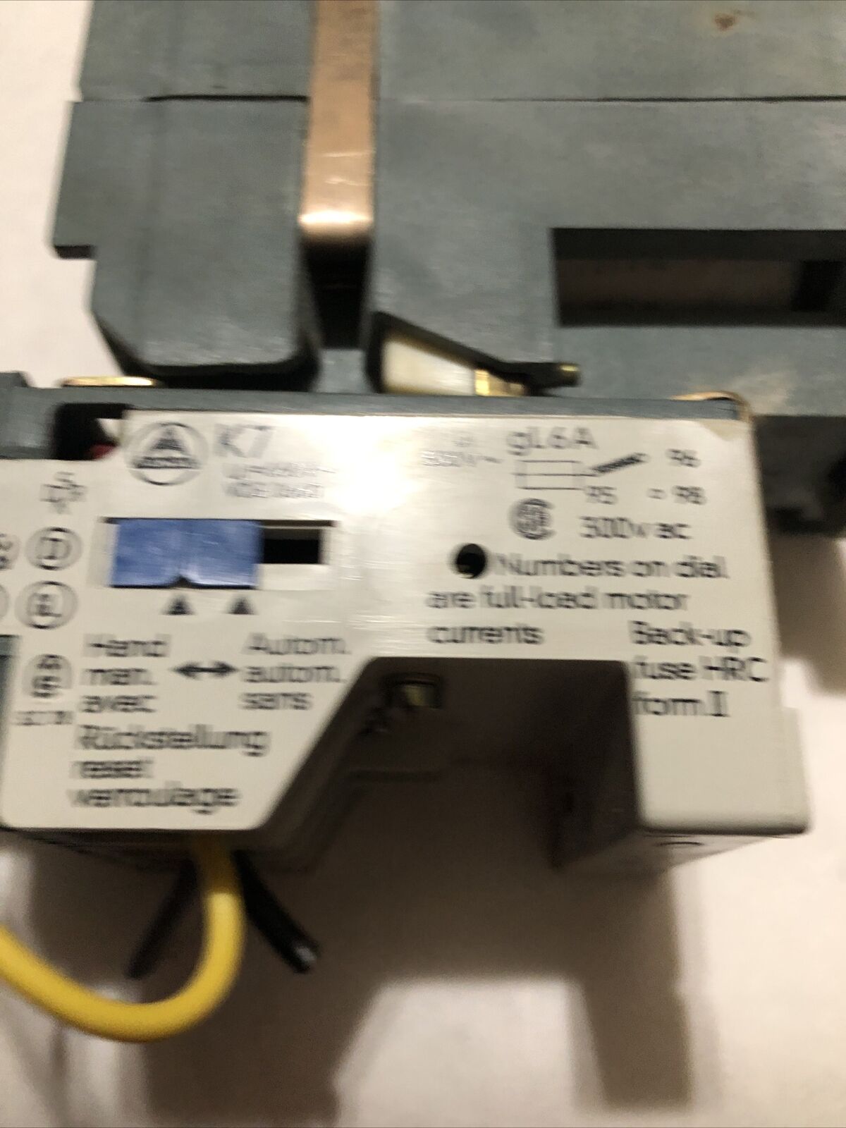 Metzenauer & Jung Dgsl12-10E K7 Contactor 24V Gl 6A Dgsl 12-01E,Bq,De