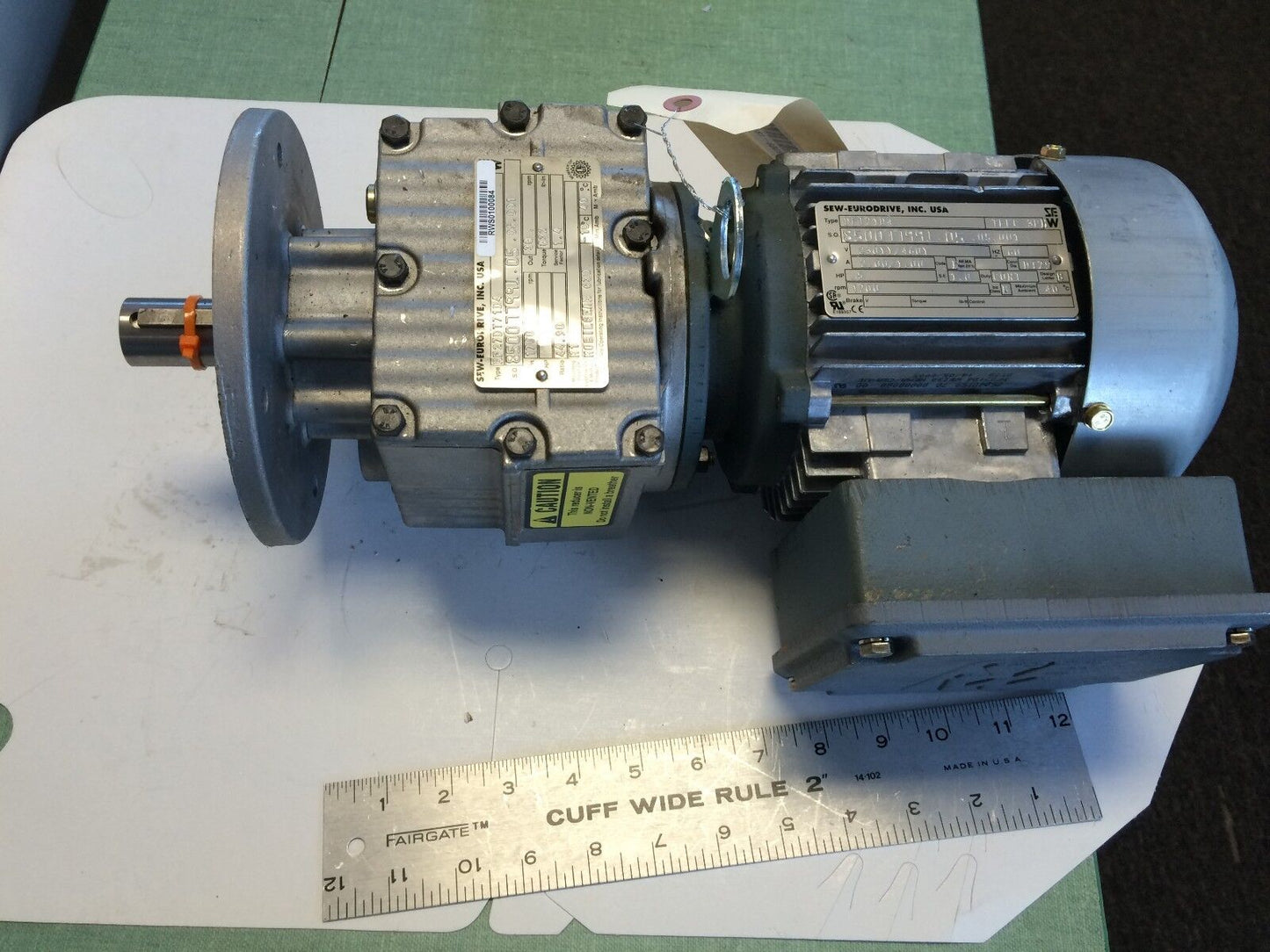 New Sew-Eurodrive Rf27dt71d4 Ac Gearmotor,38 Rpm,44.90:1 Ratio,Dft71d4,Bp