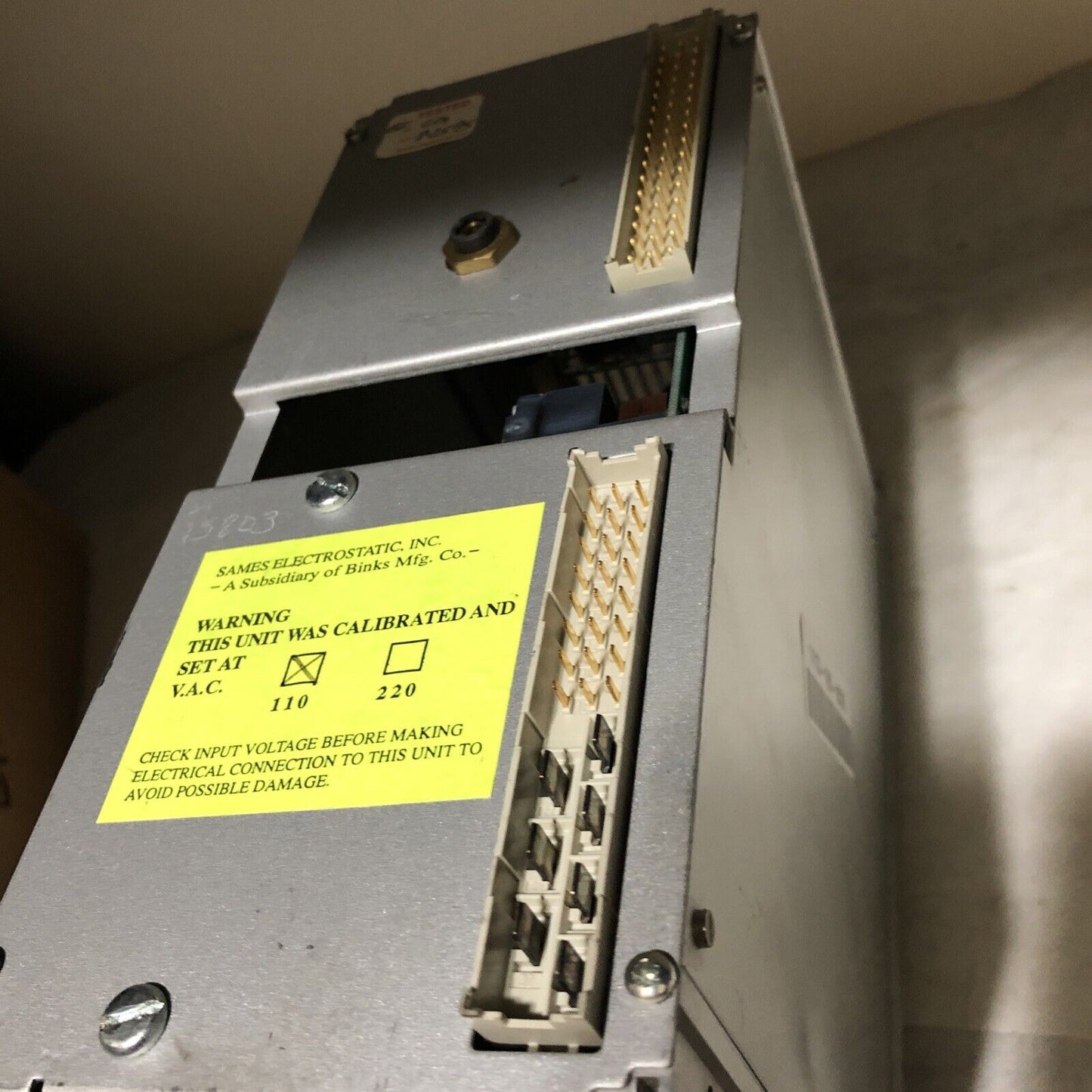 A Subsidiary Of Binks,Sames Gn3002 Power Supply/ Controller,110/120Vac,Bd