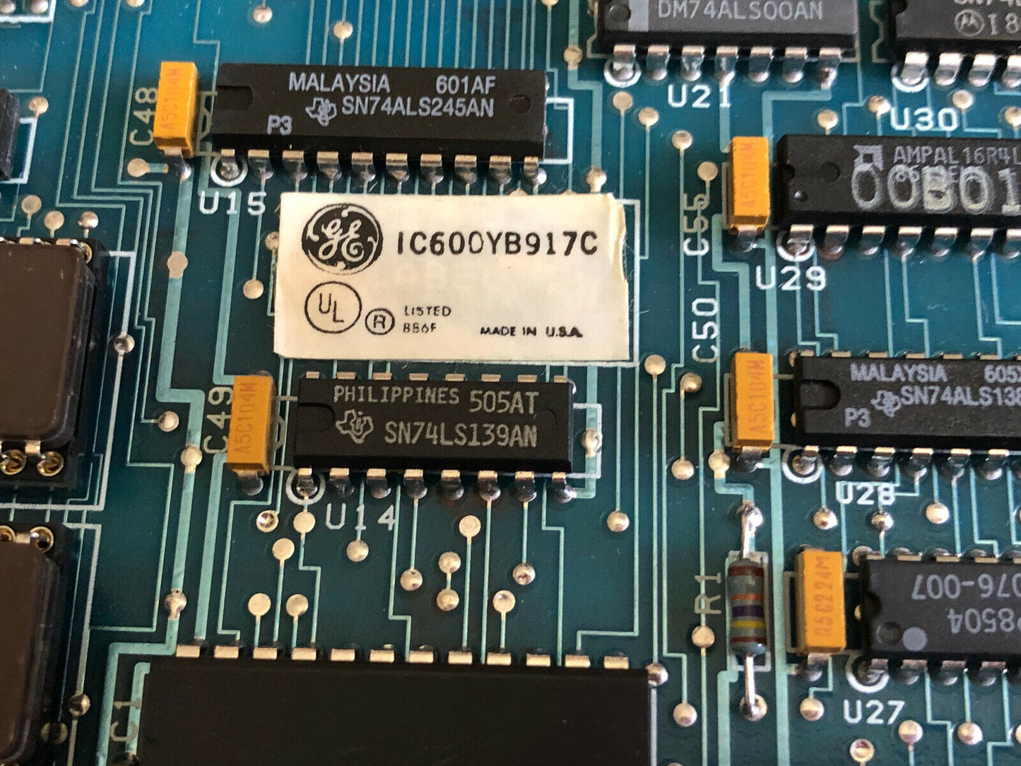 Ge Fanuc Ic600yb917c,44A723622-001 R02/2 Control Module 44A7177595-G01,Sac63,Cf