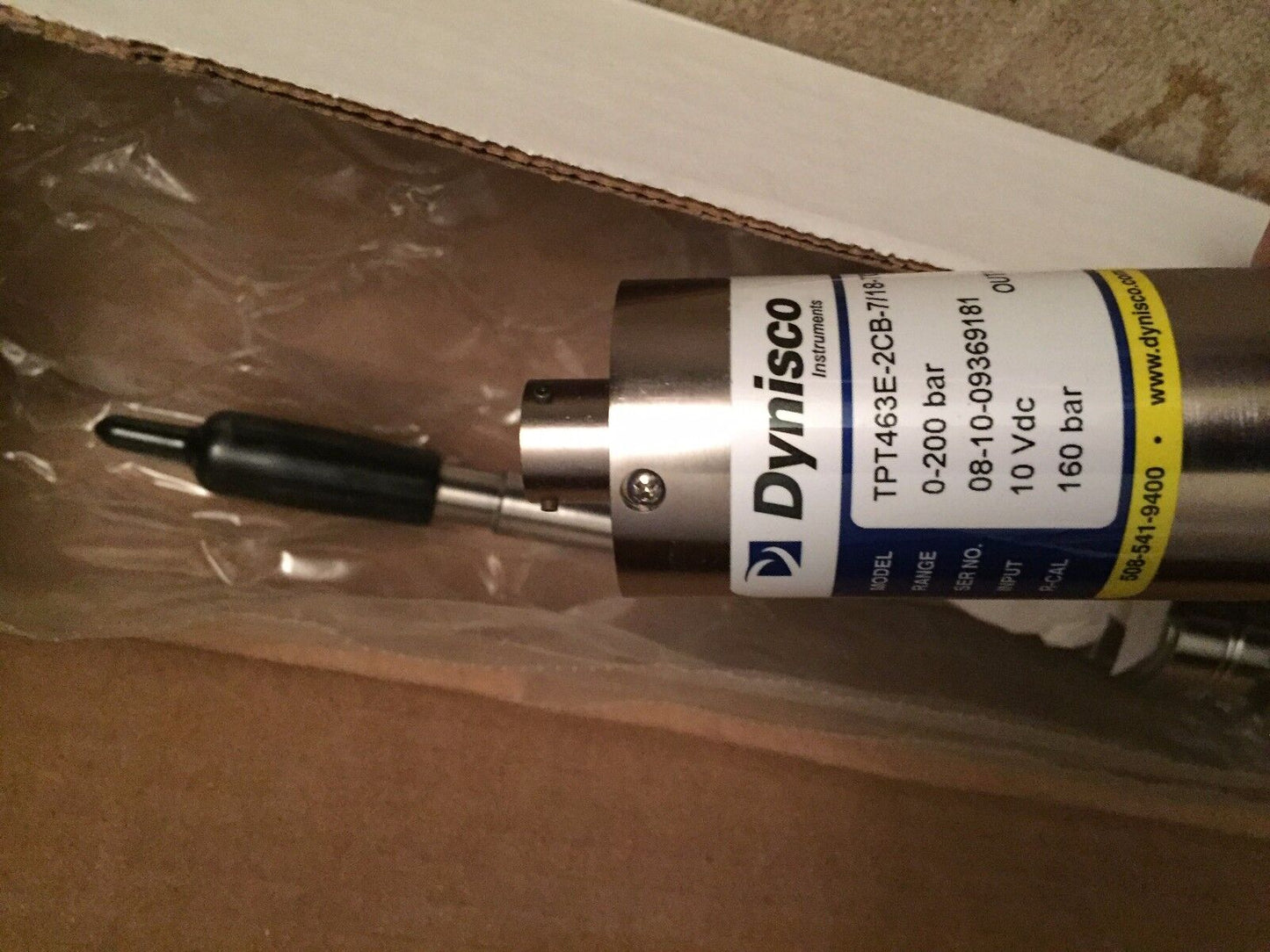 New Dynisco Tpt463e-2Cb-7/18-Tc12,Dyn43200208 Pressure Sensor 0-200Bar,Cu