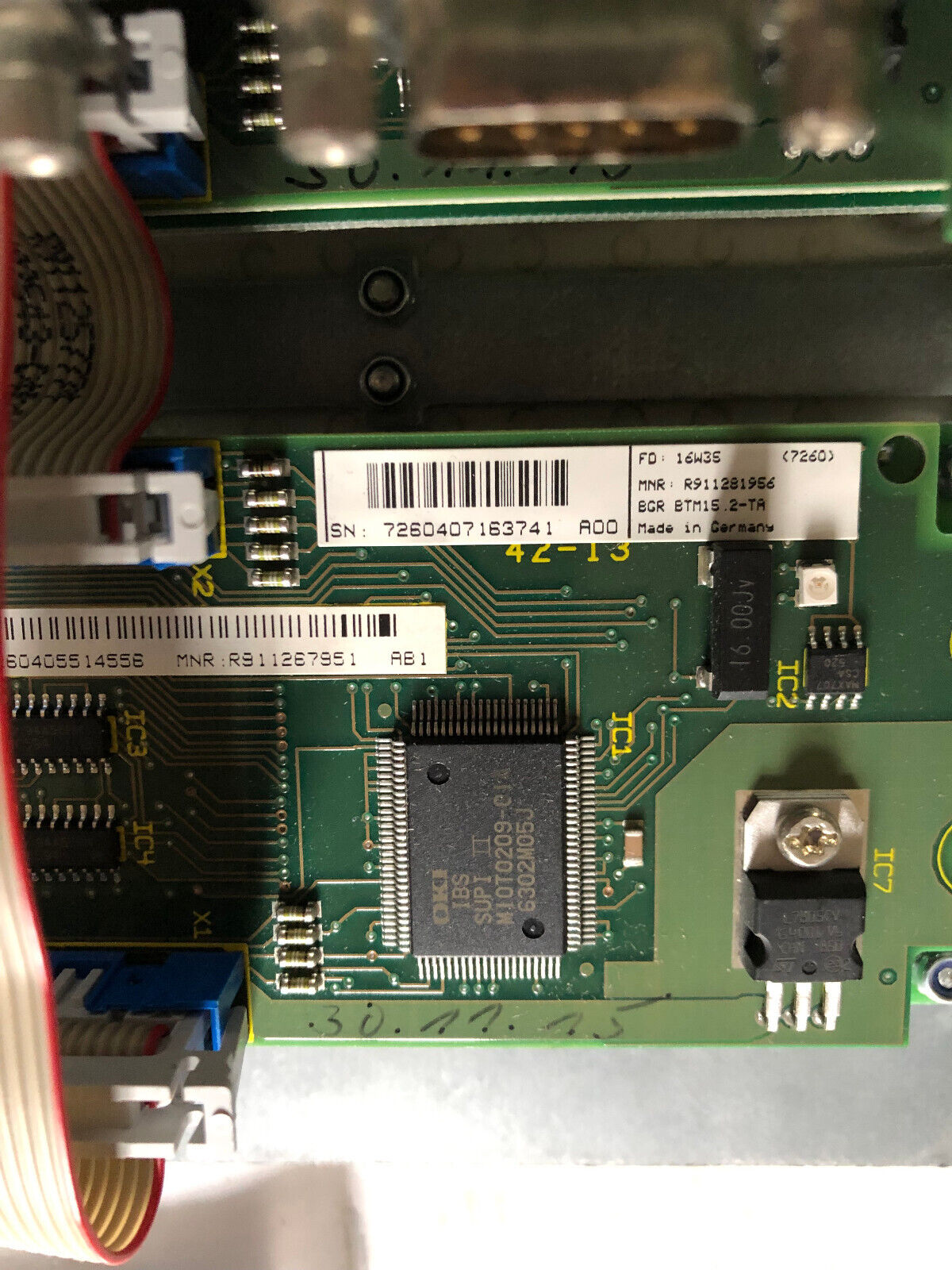 New Rexroth R911290032,Btm15.2 Ta Ta Ta Va Nc 2Ea,R911267951 Plc Readout,Ed