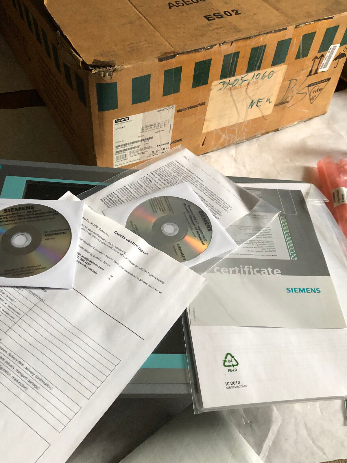 New Siemens 6Av7885-2Ak11-1Da3 Simatic Hmi Industrial Computer,Hmi Ipc577c,Ak
