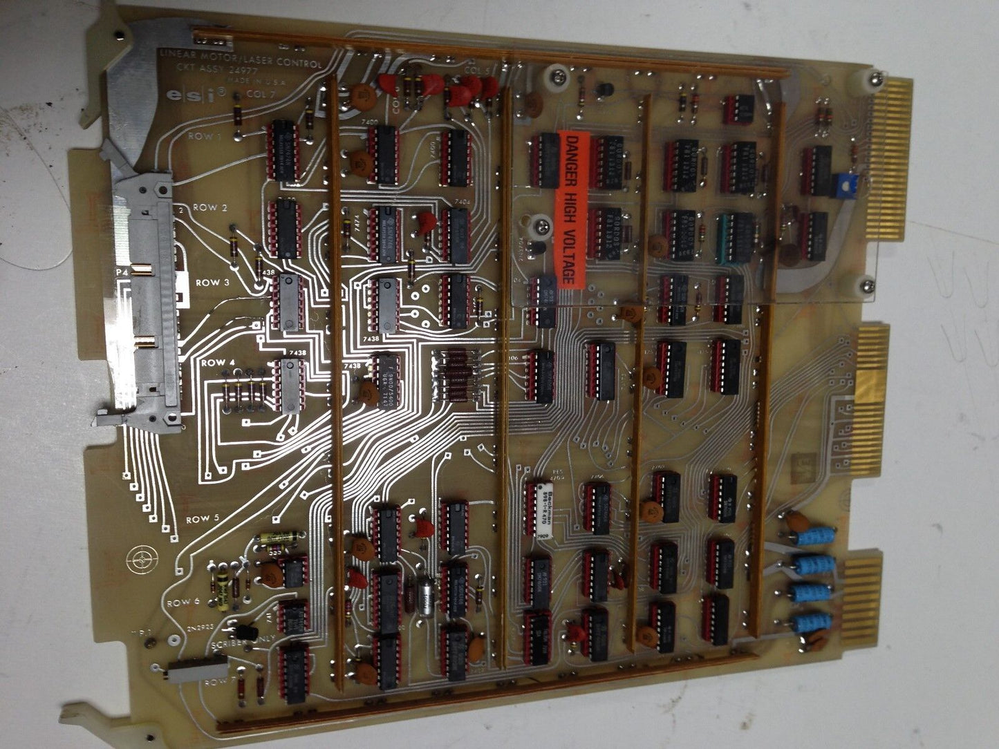 Esi Linear Motor/ Laser Control Pcb Card 24977, Circuit Board Col 7 Esi,Dk