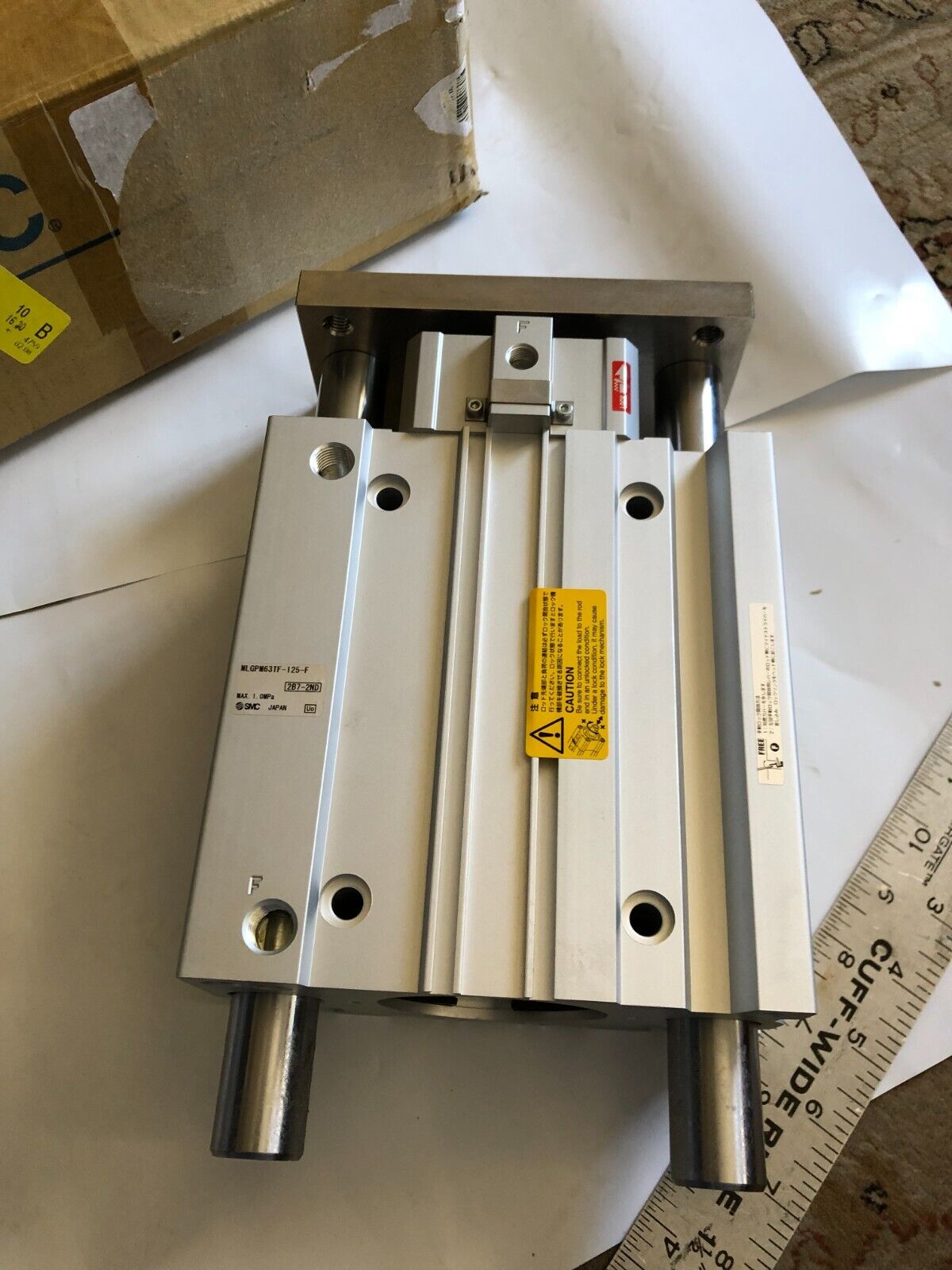 New Smc Mlgpm63tf-125-F Slide Cylinder,Smc Mlgpm63tf 125 F,An