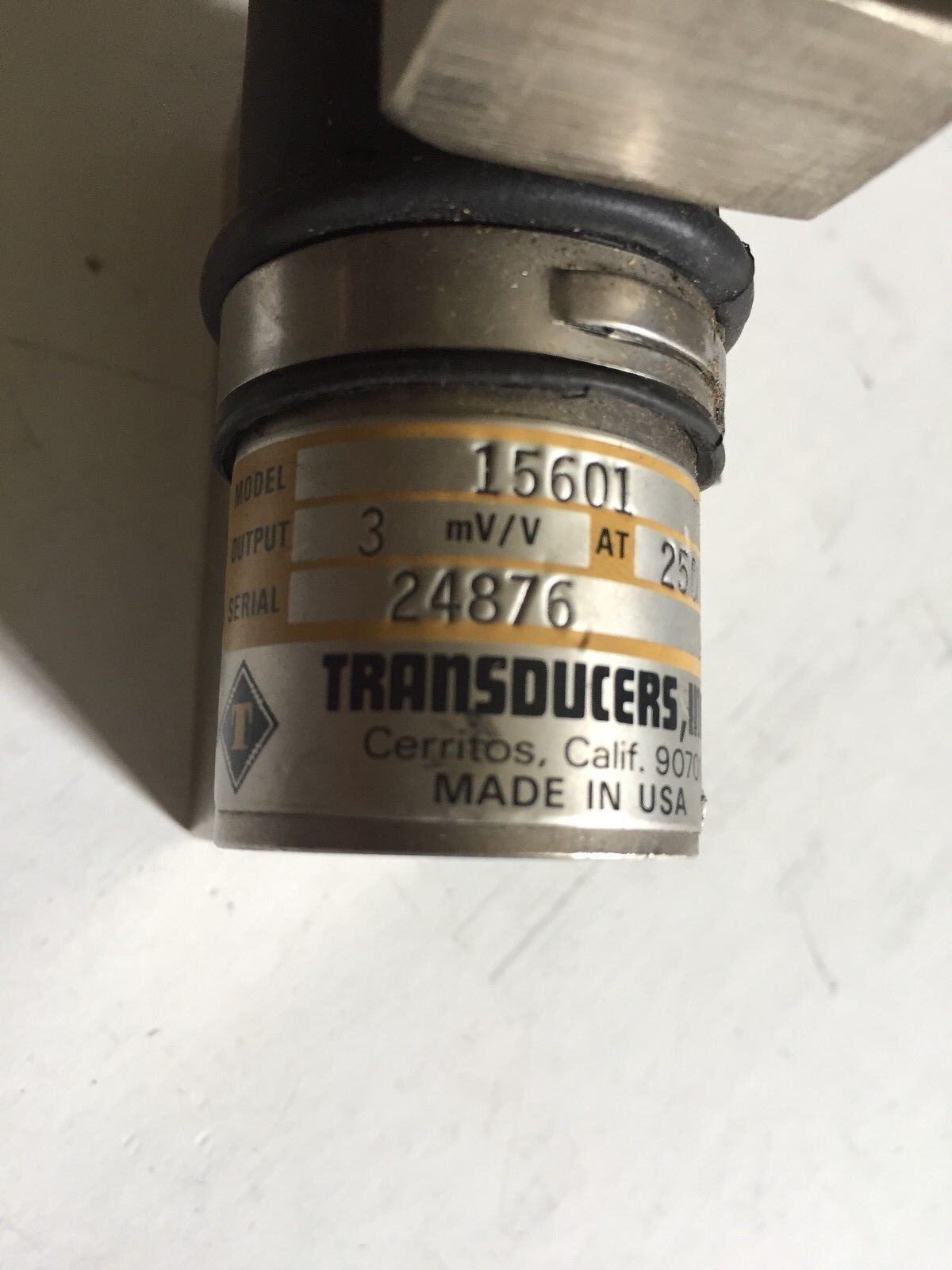 Transducers 15601 Load Cell 250Lb 3Mv/V ,Bo
