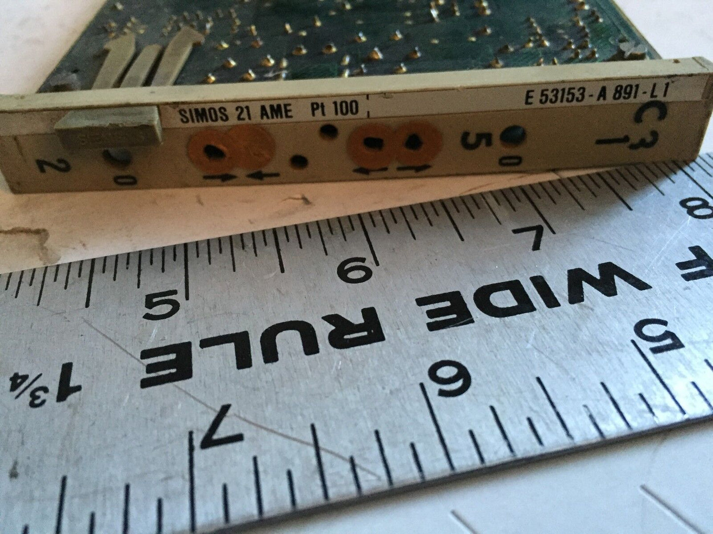 Siemens E53153-A 891-L1,Simos 21 Ame Pt 100, E 53153-A 891-L1 W/Led Indicator,Cf