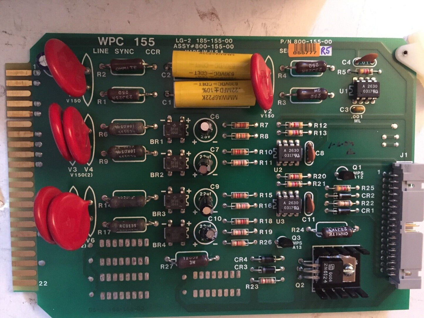 Microtrak Wpc-155 ,800-155-00 Pc Board Line Sync Card ,Bh