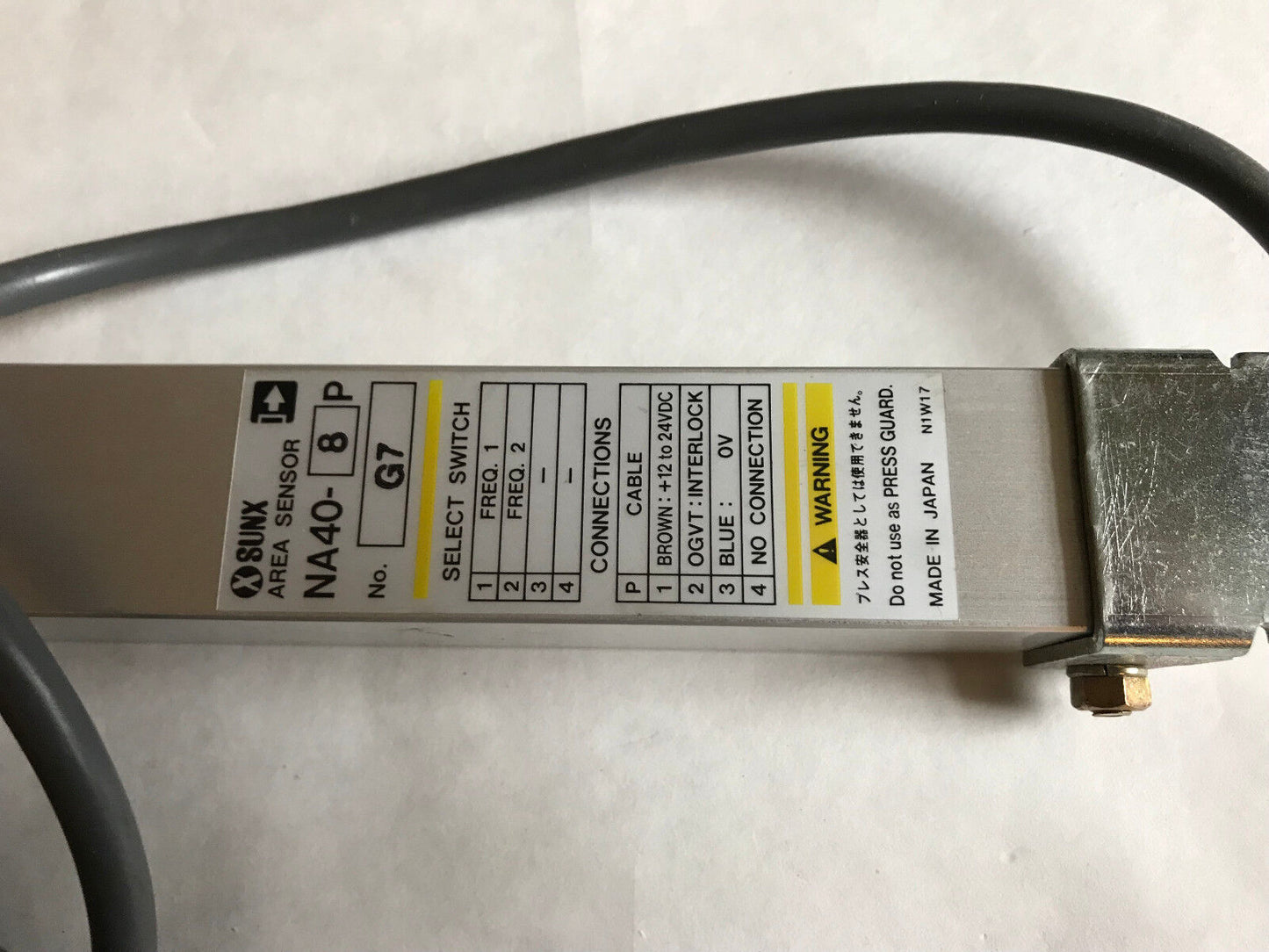 Lot 2 Sunx Na40-8D Area Sensor Main,End Unit Na40-4Eud,Na40-Mud/4Eud,Na40mup,Sb