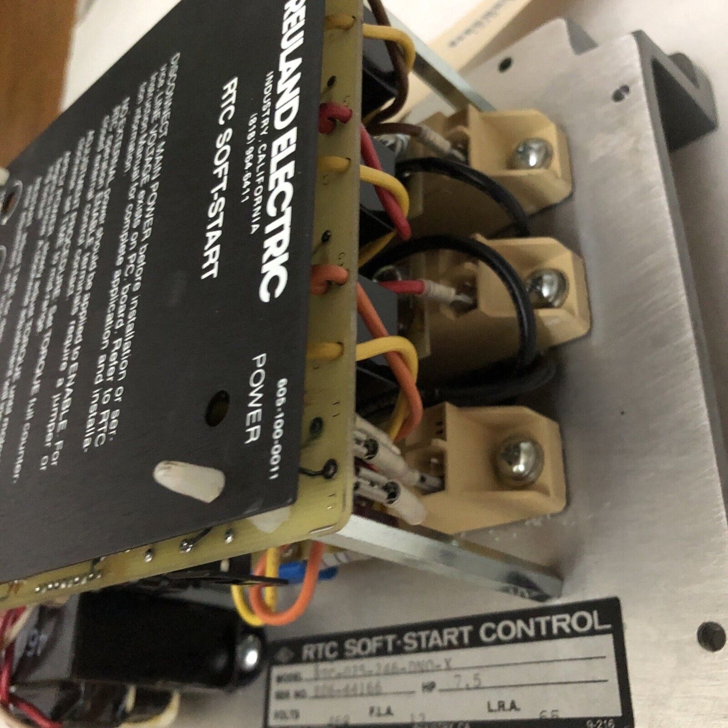 Reuland Electric Rtc Rtc-025-246-Dn0-X Soft Start Control,Rtc-025-246-Dno-X,Cy