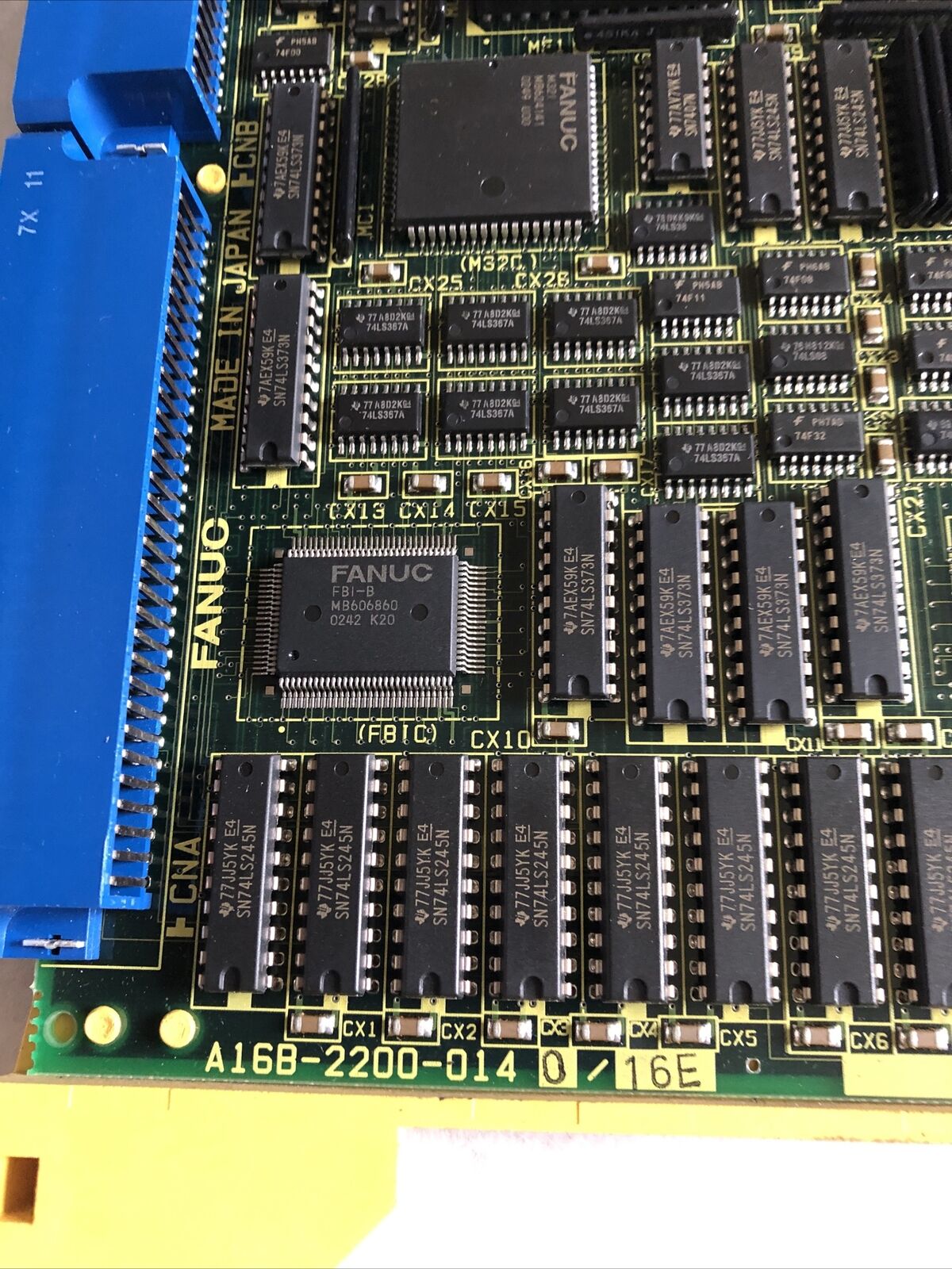 Fanuc A16b-2200-0140/16E Base 2 (Sub Cpu) 800003 Board,A20b-2000-0030/02A,Fk