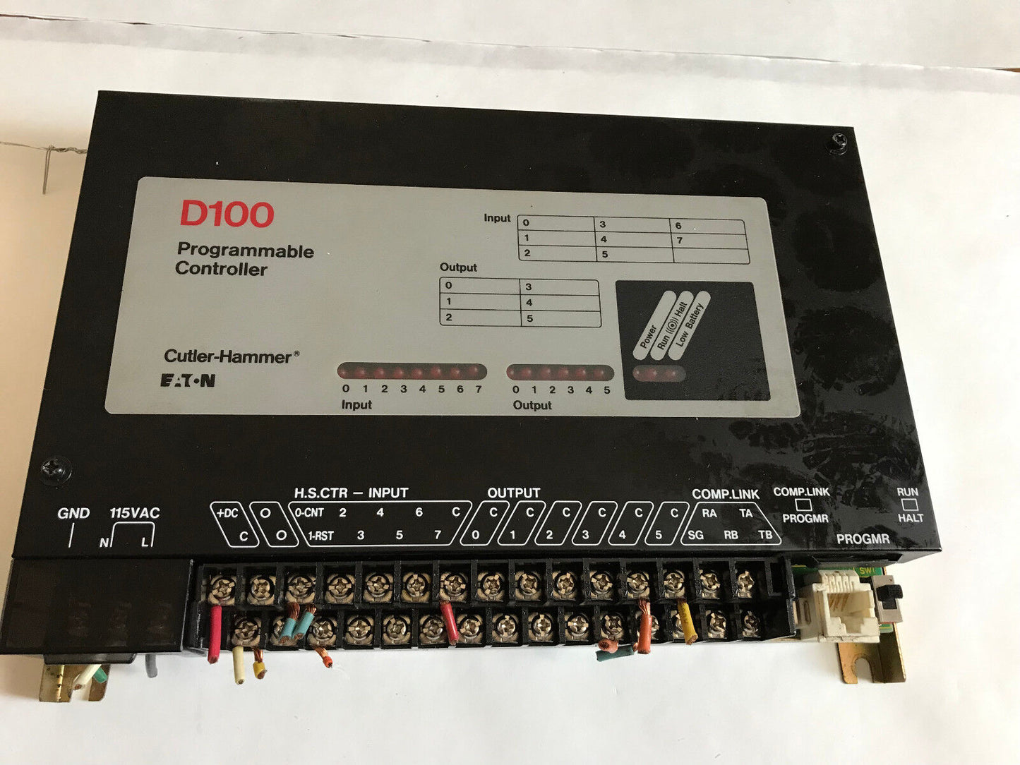 Cutler-Hammer D100cr14,Eaton D100 Plc Programmable Controller 7Zn6661,Sd