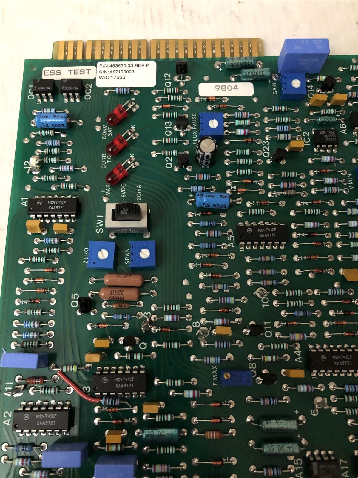 New Robicon 463630.03 Rev.P ,471158B Regulator Board 463630.03T,Cu