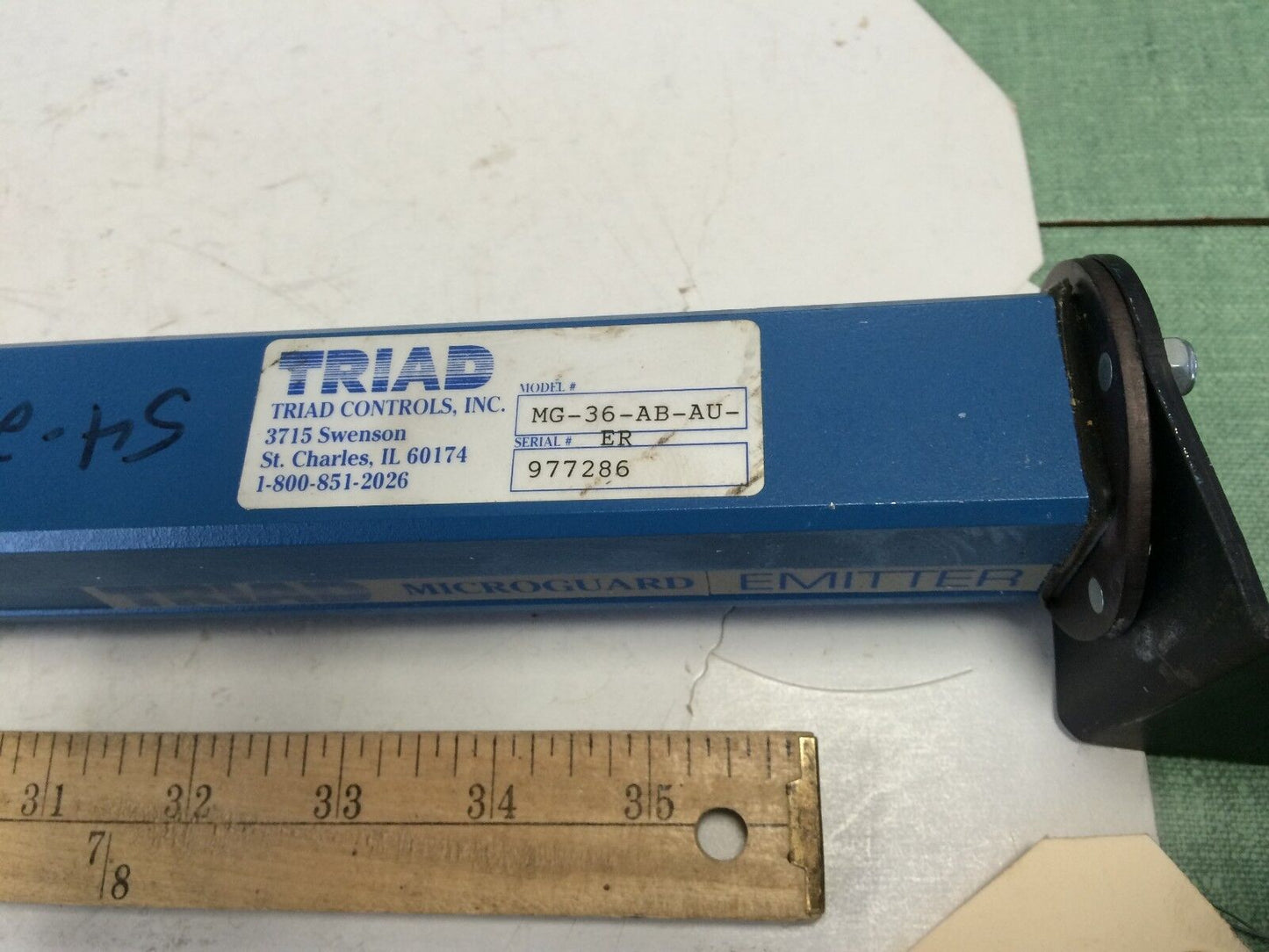Triad Mg-36-Ab-Au-Er 36" Safety Light Curtain Emitter,37”,St