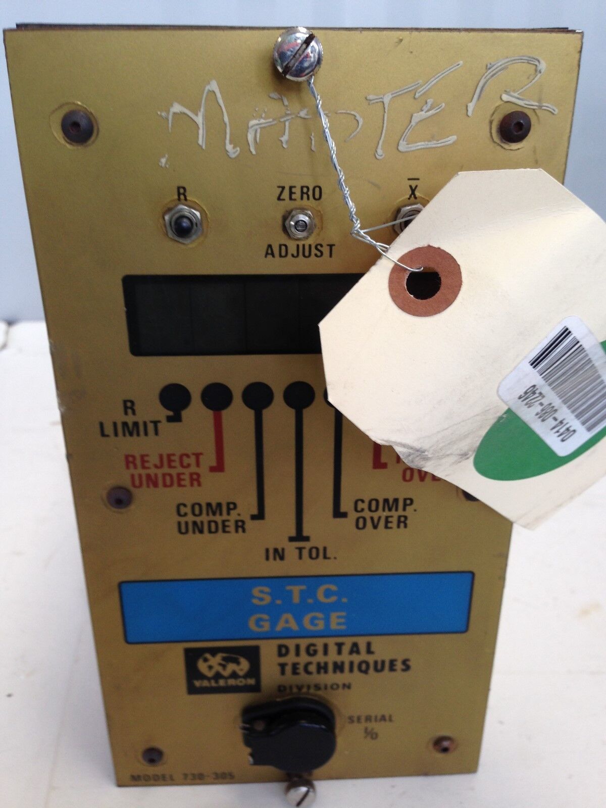 Digital Techniques 730305,Valeron 730-305,Stc Gage Dro Controller,S.T.C. Gage,Ey