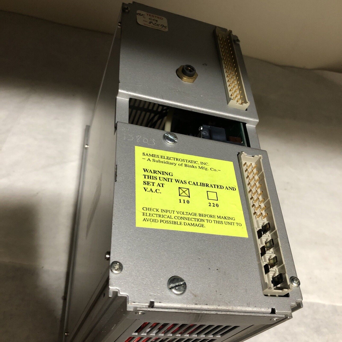 A Subsidiary Of Binks,Sames Gn3002 Power Supply/ Controller,110/120Vac,Bd