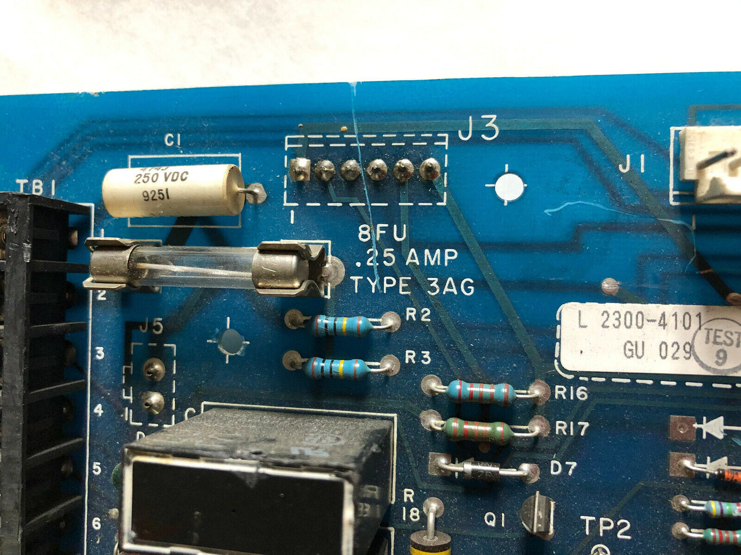 Emerson 2300-4101,Js 036,8Fu .25Amp Type 3Ag Control Card L 23004101,Ba,En