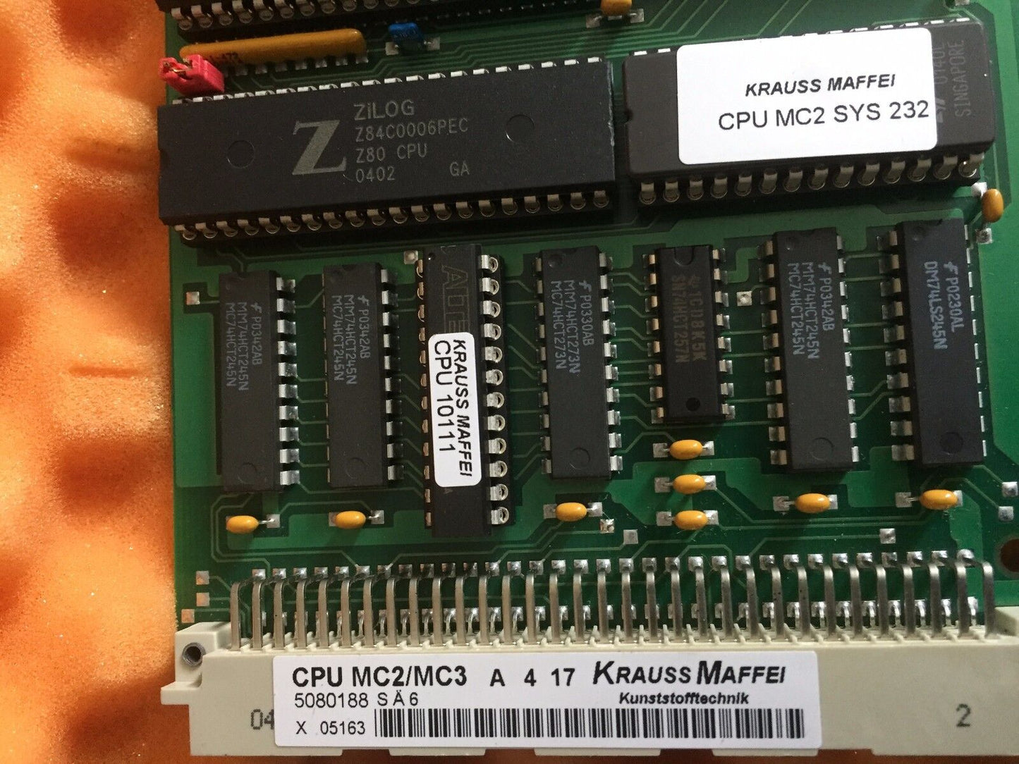 New Krauss Maffei Cpu Mc2/Mc3,5080188,Sa6 X 05163 Ae2rls 5004310 Cpu 100,Bx