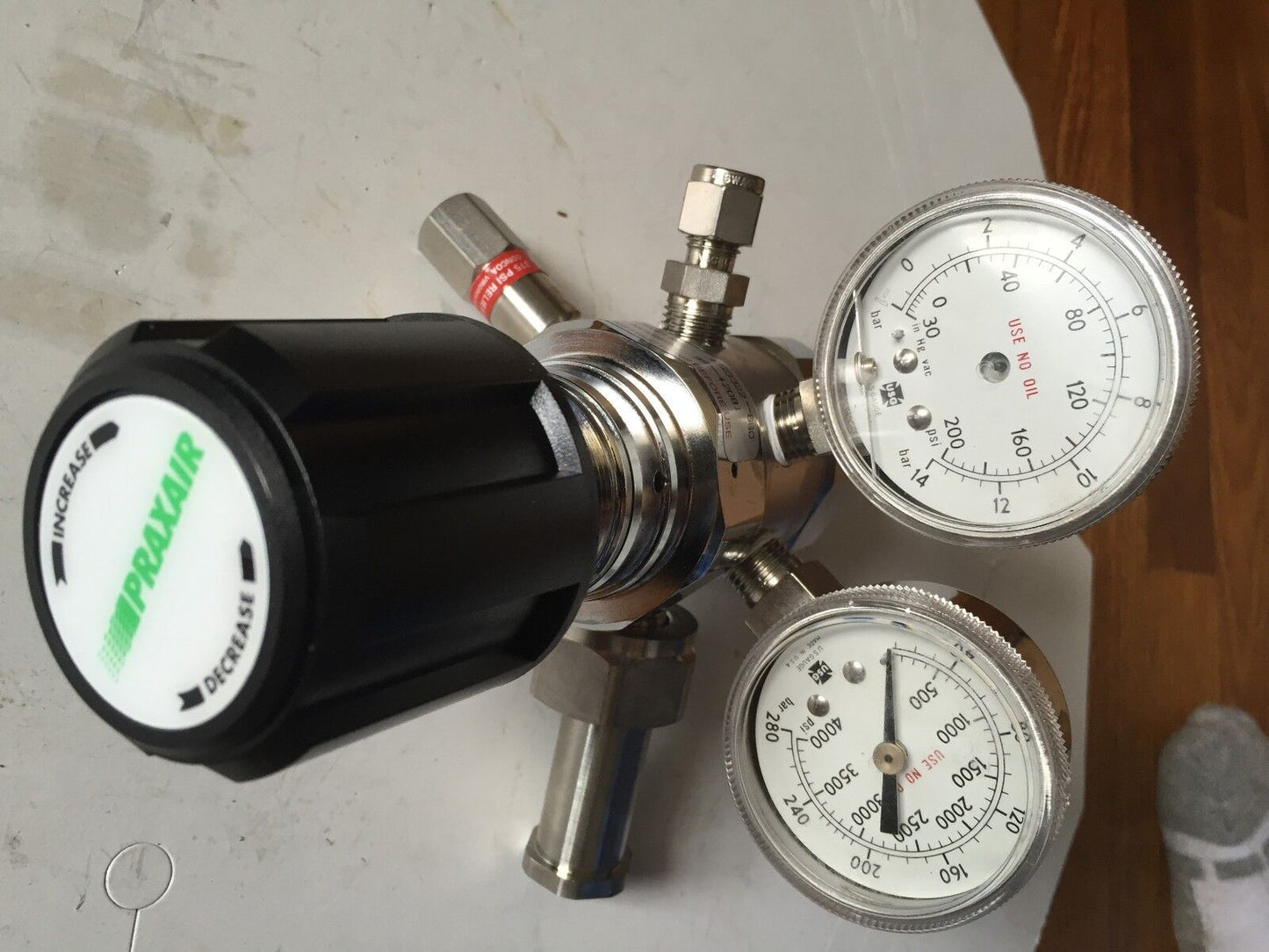 Control Corp 4323322-660 Pneumatic Regulator,3000Psi Max(Gage Damage),Bd