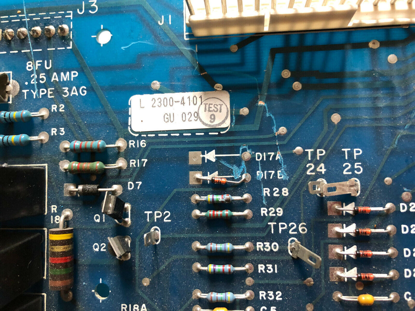 Emerson 2300-4101,Js 036,8Fu .25Amp Type 3Ag Control Card L 23004101,Ba,En