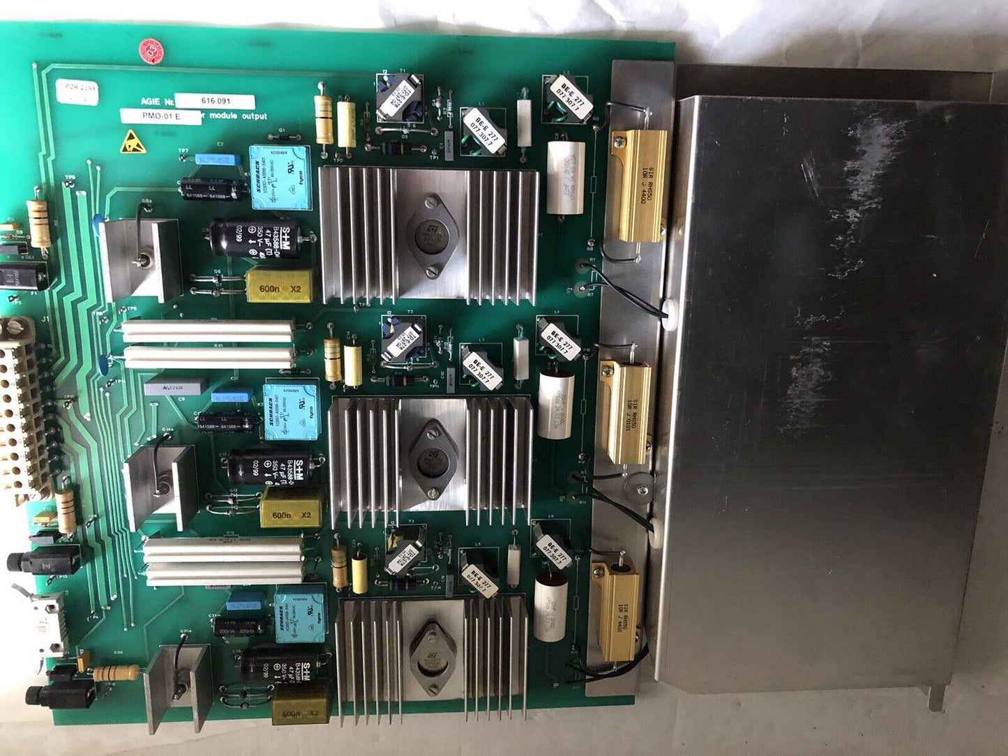 Agie 616.091 Pcb Board Pmo-01 E ,616091 Power Module Output,Pzr2399,To