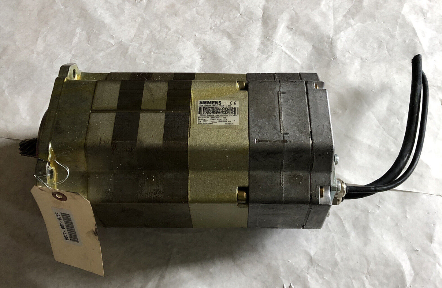 Abb 3Hac3606-1/03 Servo Motor,Siemens 1Fk6084-6Az21-9Zz9-Z S29,Bg