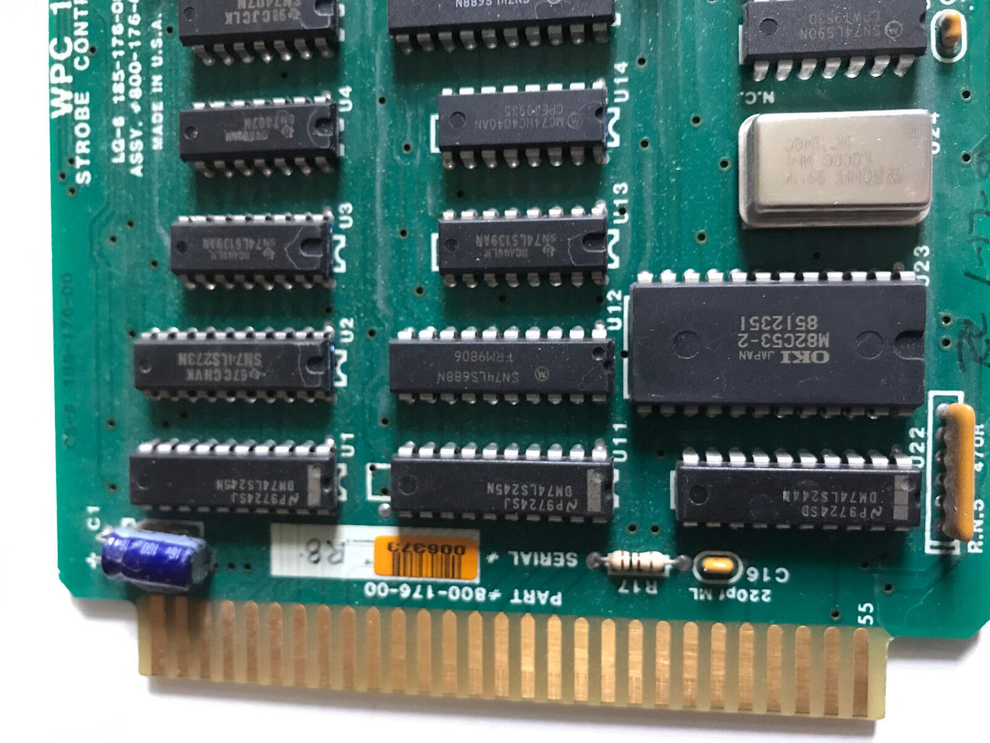 Web Printing 800-176-00 Wpc 176, Wpc-176 Strobe Control Ss-6 Lg-6 185-176-00,Es