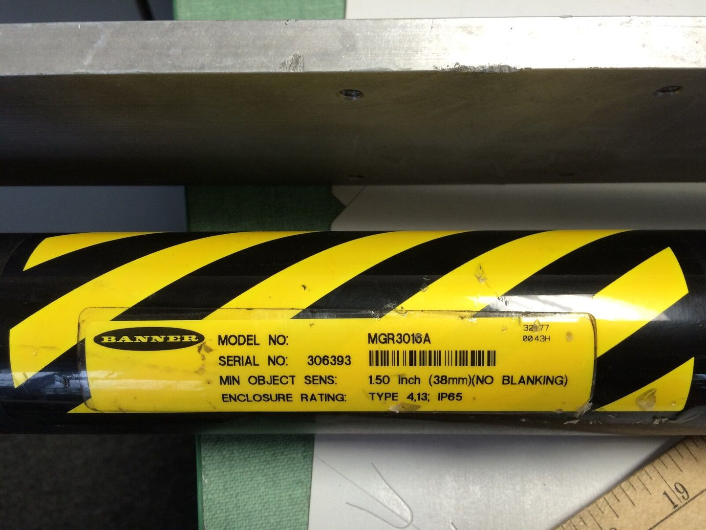 Banner Mgr3016a Engineering Light Curtain Receiver 30” Mgr3016a Machine Grand,Bc