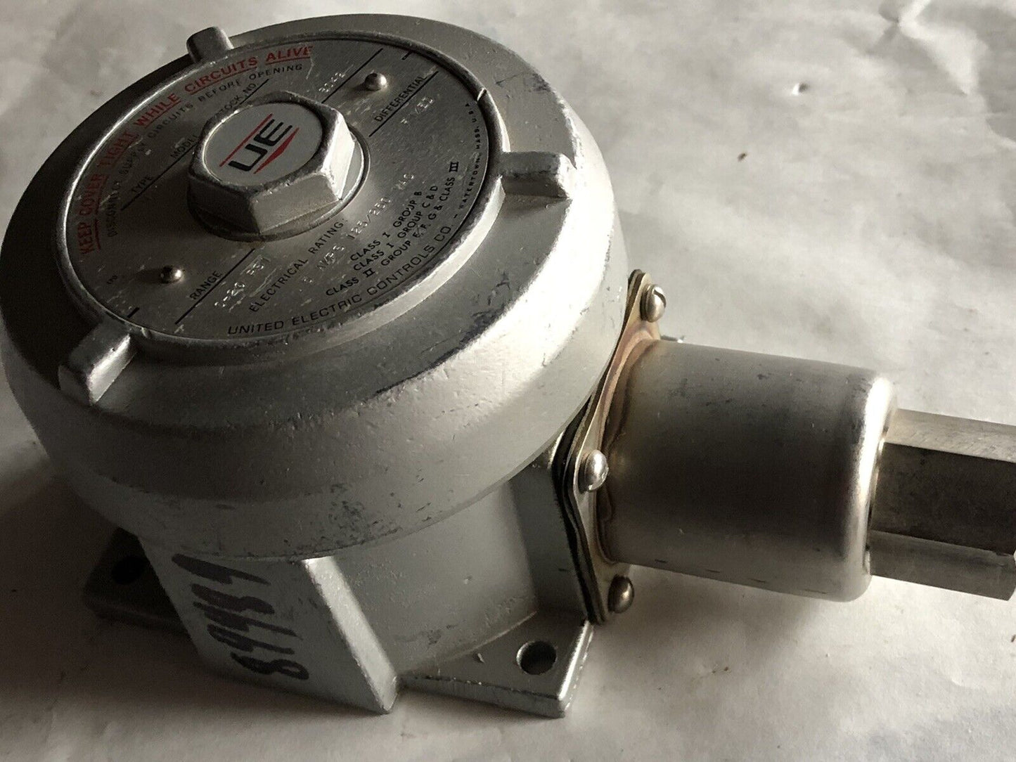 3/4 United Electric J110a-S144b Pressure Switch 0.5-20Psi Ss 1/2 Nptf Dual,Ei