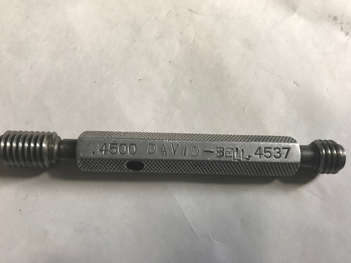 Lot 3 Go No Go Thread & Plug Gauge 1/2-13 Nc 3 Go Pd .4500 No Go Pd .4537,Er