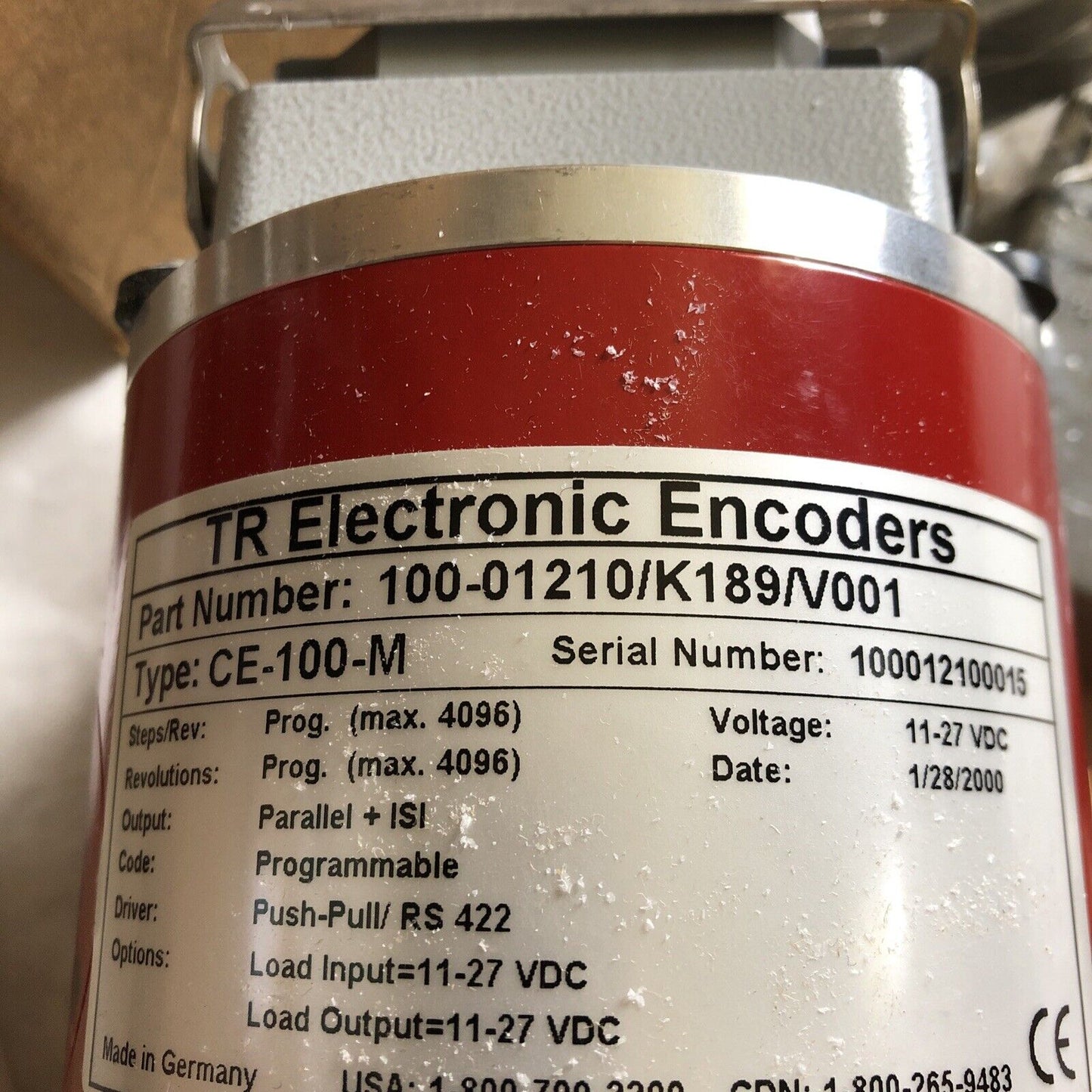 New Tr Electronic Ce-100-M,100-01210/K189/V001 Encoder Programmable Type,Br