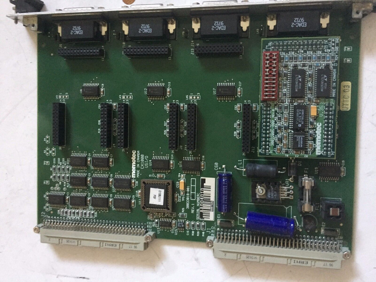 Memotec 30033018-001,Cx1000 Usi/O,30032018-001,Memotec 30032005-000,Bv