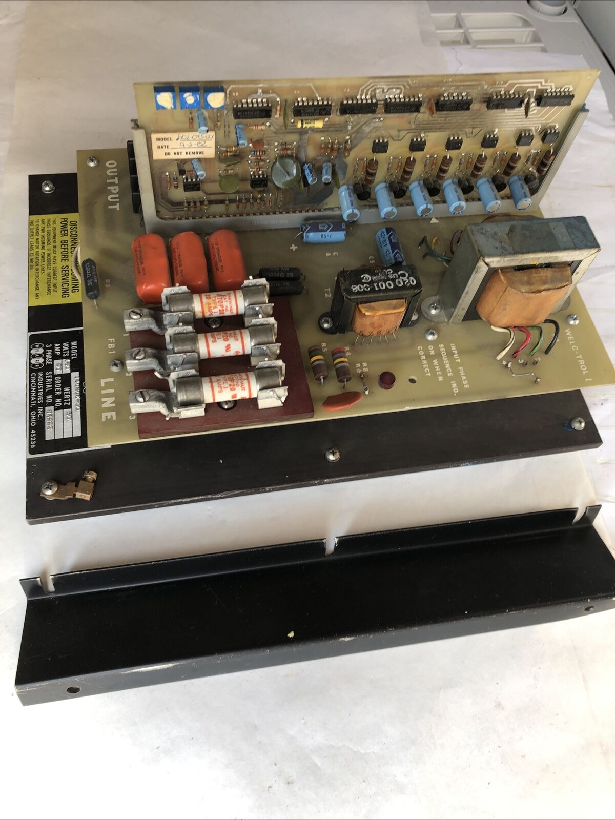 Welcotrol 14020E-00 Welco Analog Controller W/ 502-045-001 480V,Fc