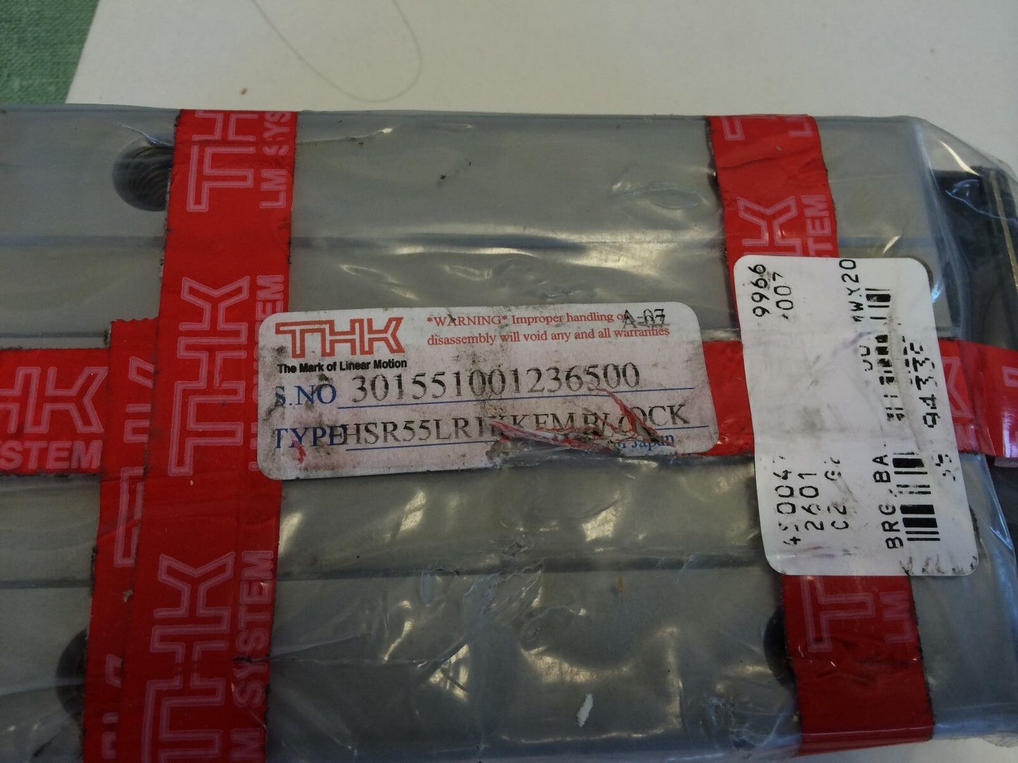 New Thk Hsr55lr1kkem,Thk Hsr55 Linear Rail Bearing Block,Bq