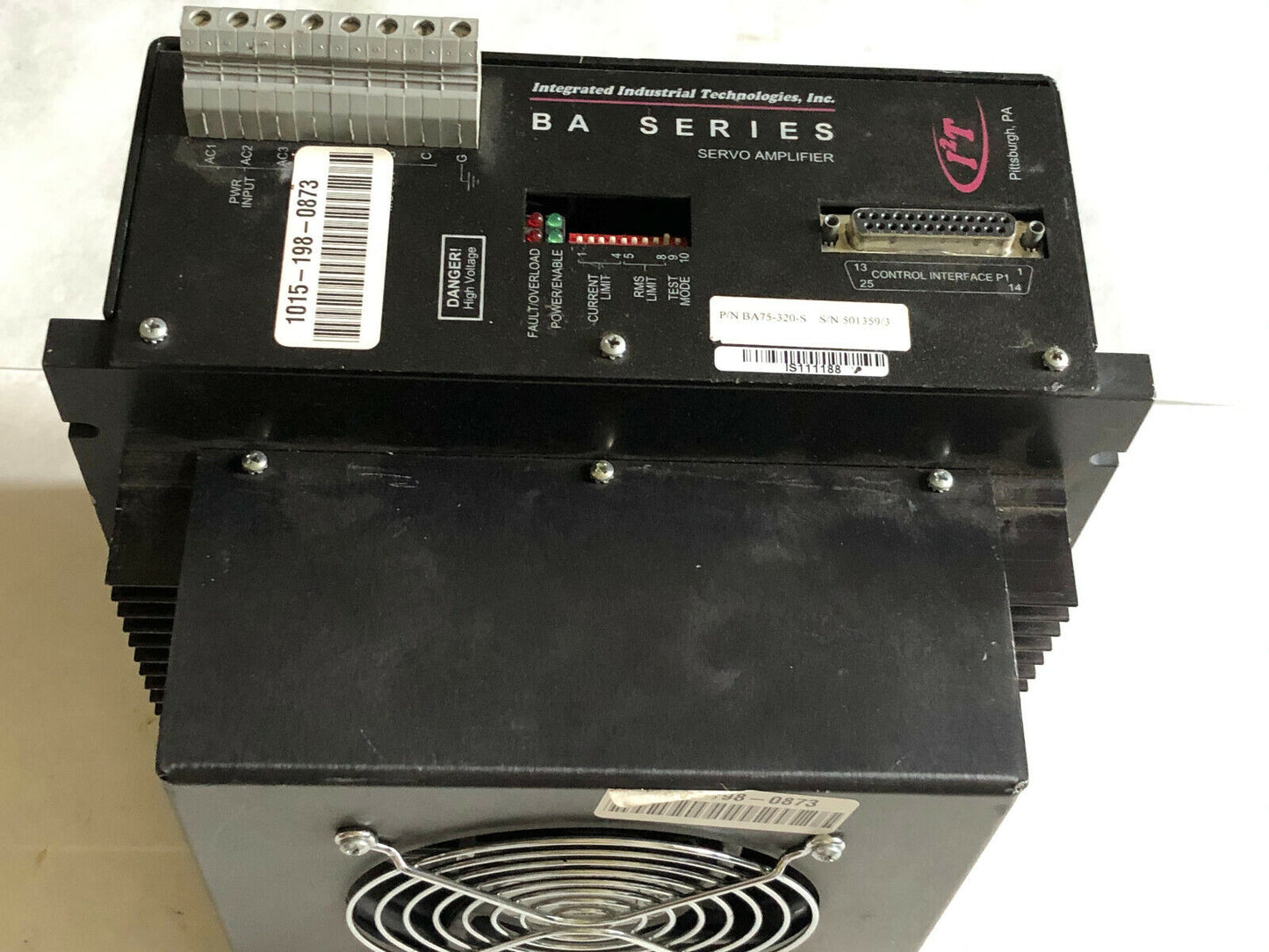 Integrated Industrial Technologies Ba75-320-S Servo Amplifier Ba Series,Ck
