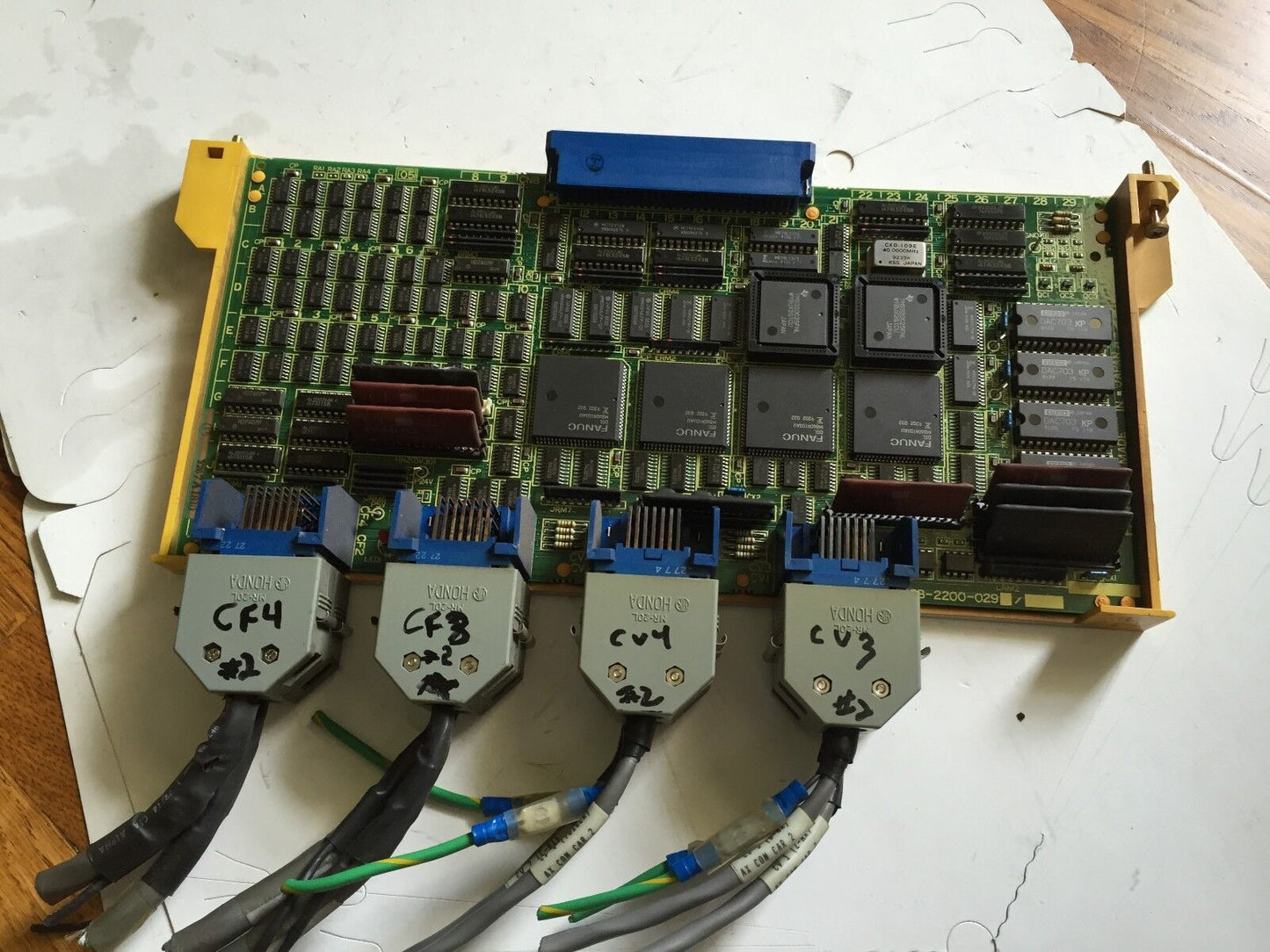 Fanuc A16b-2200-0290/06C, A16b-2200-029 Analog Servo I/F Board 100230,Fc