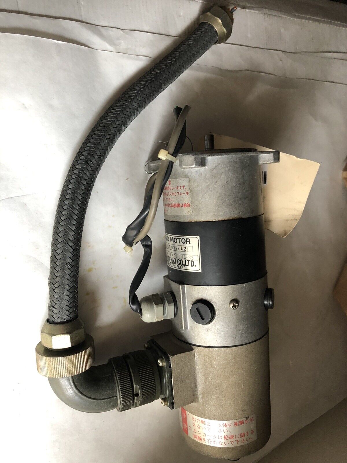 Sanyo Denki U708bt-032E L2 Dc Servo Motor Optical Encoder 680500C01b,Tk