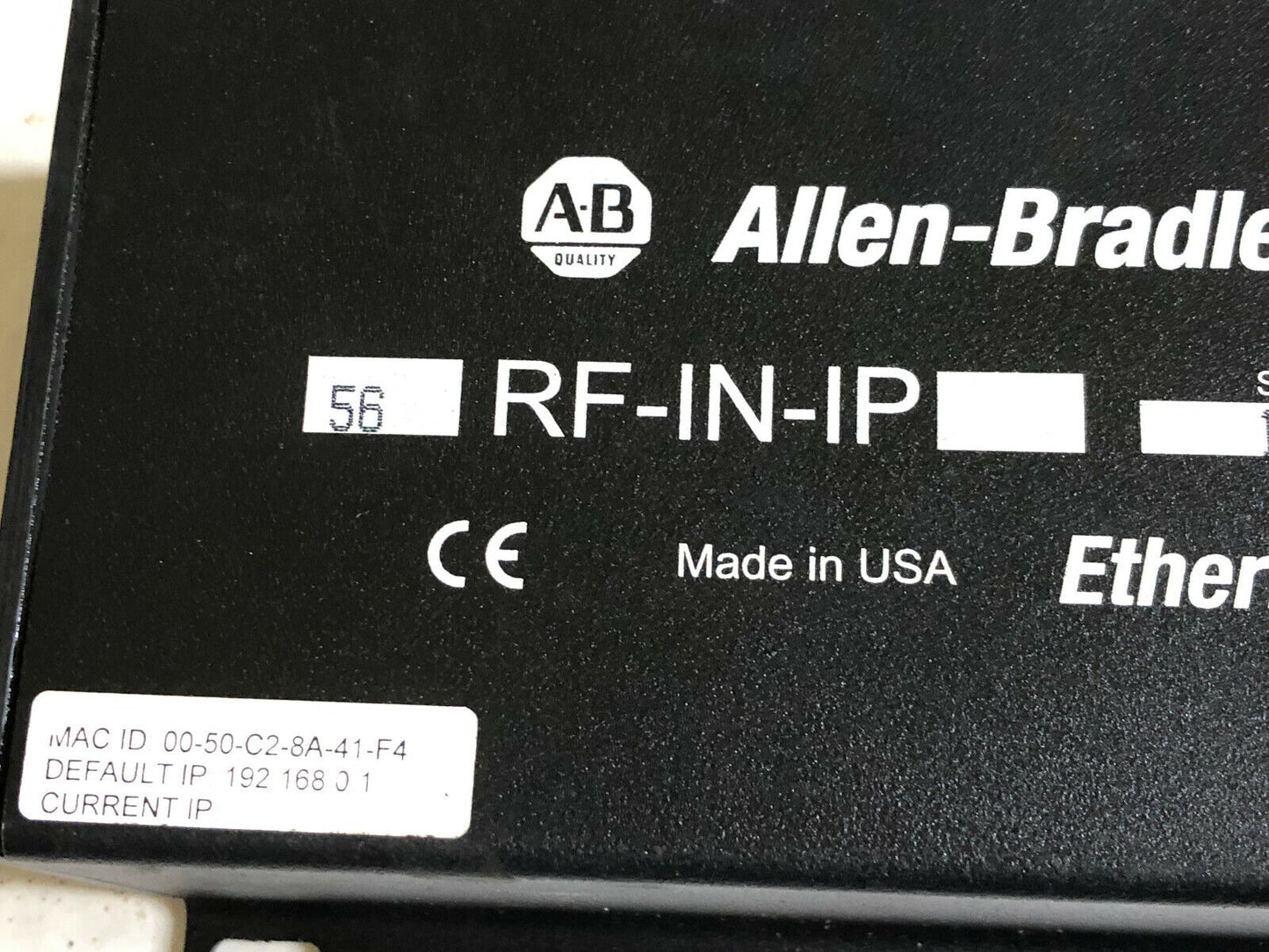 Allen Bradley 56Rf-In-Ip High-Frequency Rfid Transceiver Ethernet/Ip,Cg