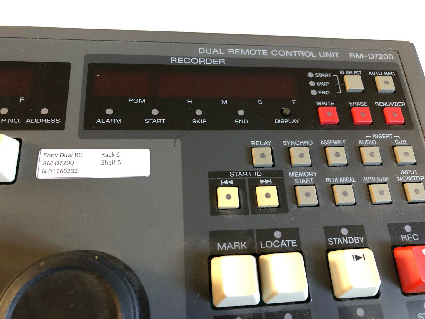 Sony Rm-D7200 Dual Remote Control Unit (One Keypad Missed),Cl