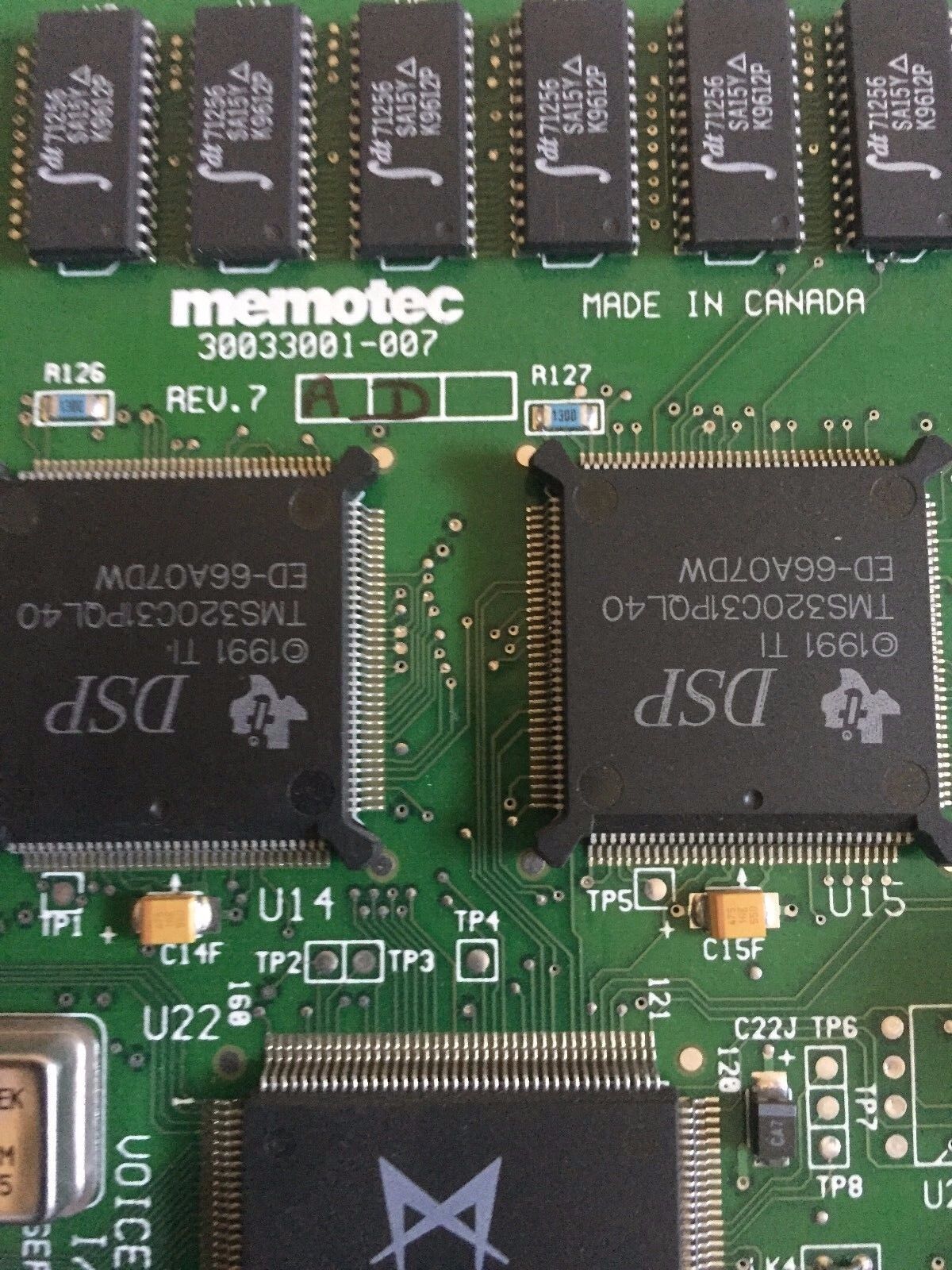 Memotec 30033001-007,Memotec Ac600,17000718-004,Fxs Board,Bv