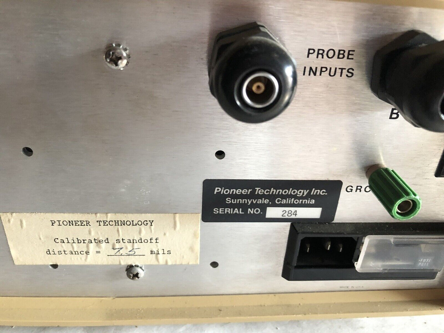 Pioneer Pdg 500/110 Proximity Displacement Gage,Bm