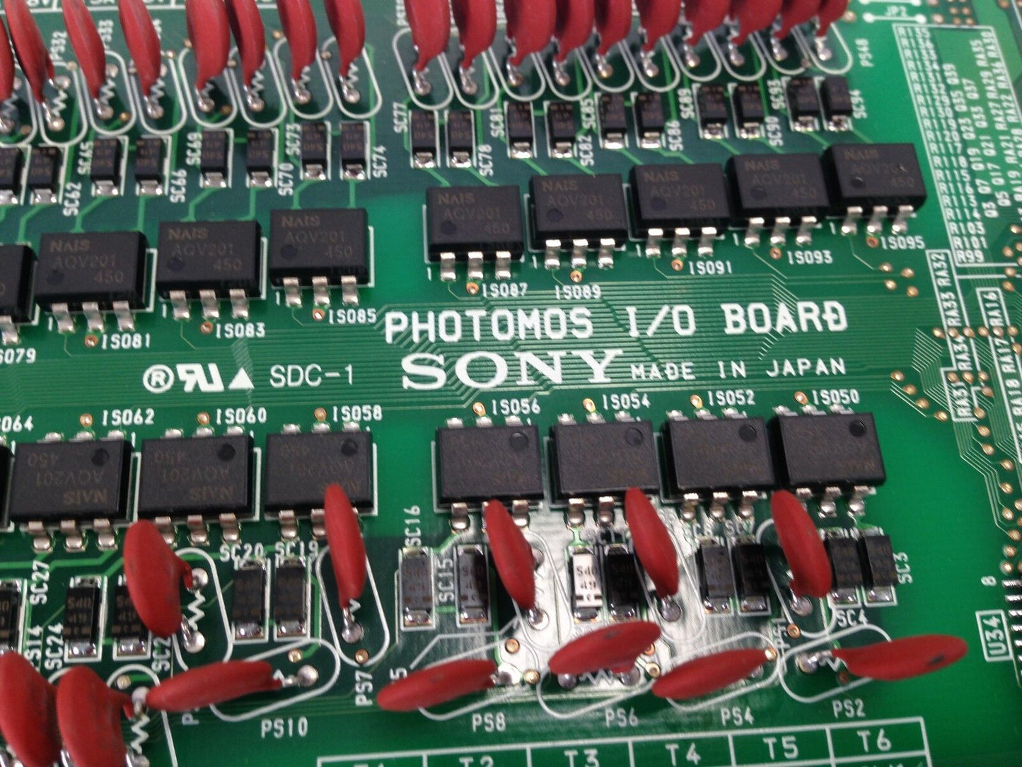Sony Sdc-1 Photomos I/O Board,Dc24vin 24 Vdc,Eba0063,Epm7032-15,Ey
