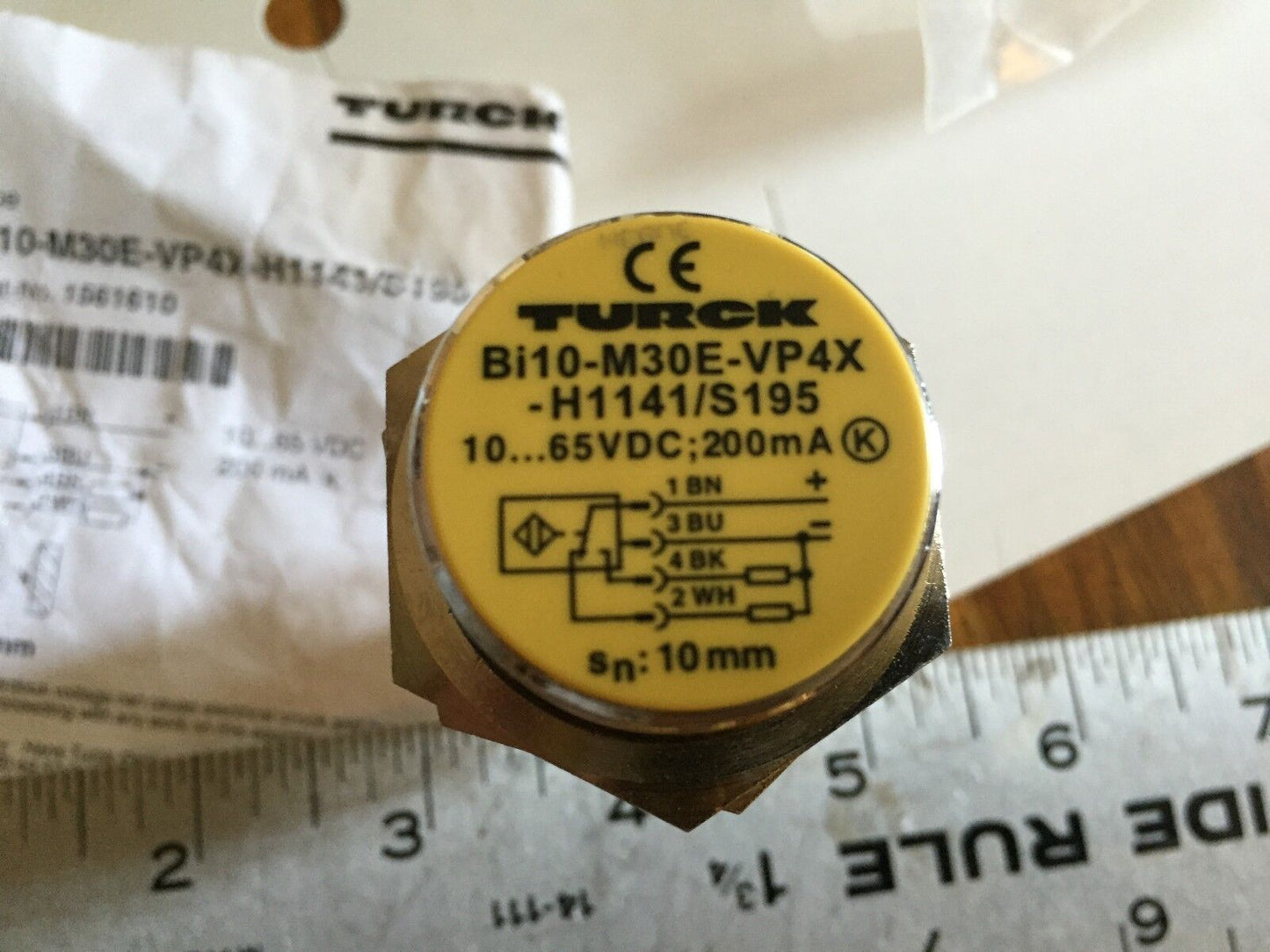 New Turck Elektronik Bi10-M30e-Vp4x-H1141/S195 Proximity Switch Eurofast ,Bv