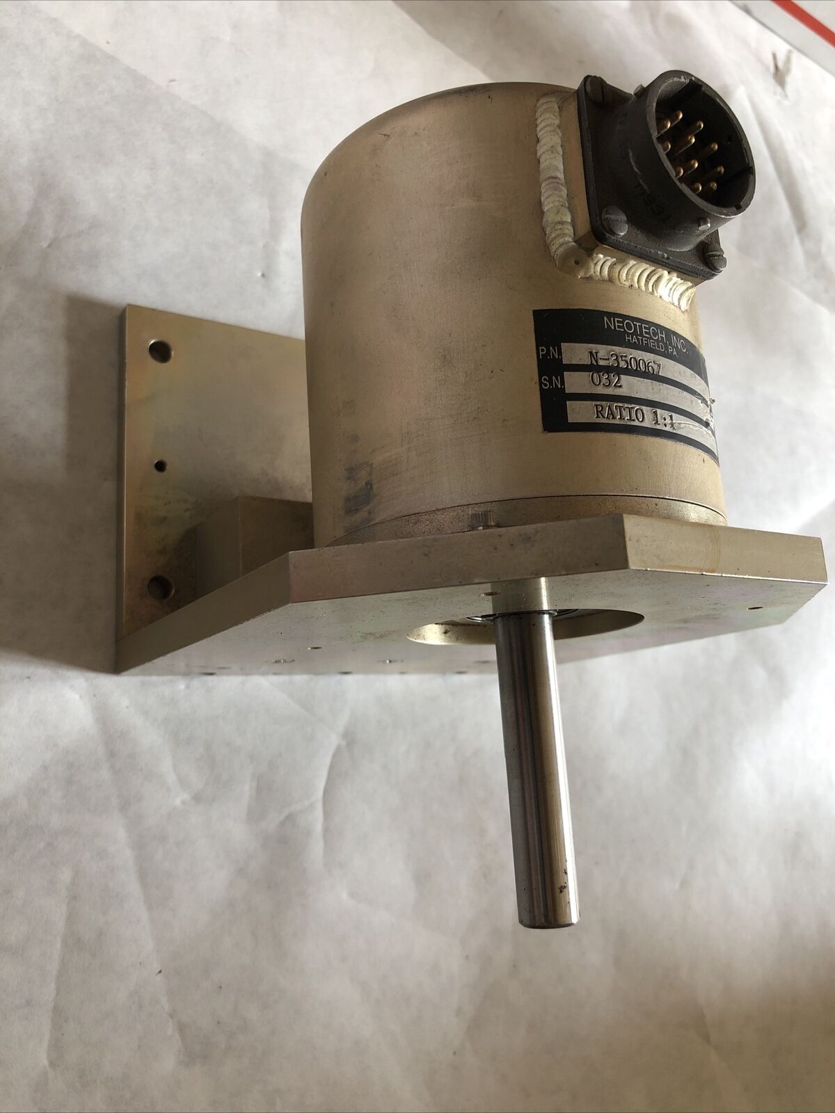 Neotech N-350067 Resolver, Ratio: 1:1 Encoder,Br