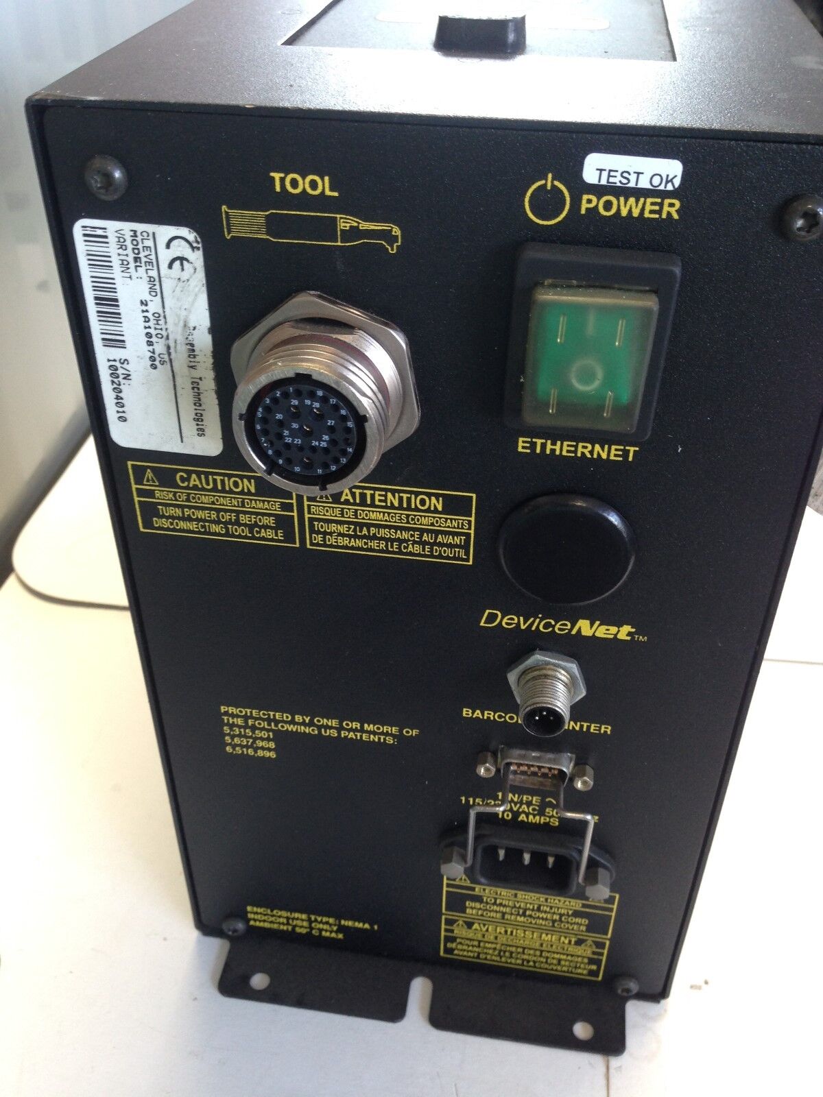 Stanley 21A108700 Alpha Series Nutrunner Torque Controller,Tj,Sr,Ff