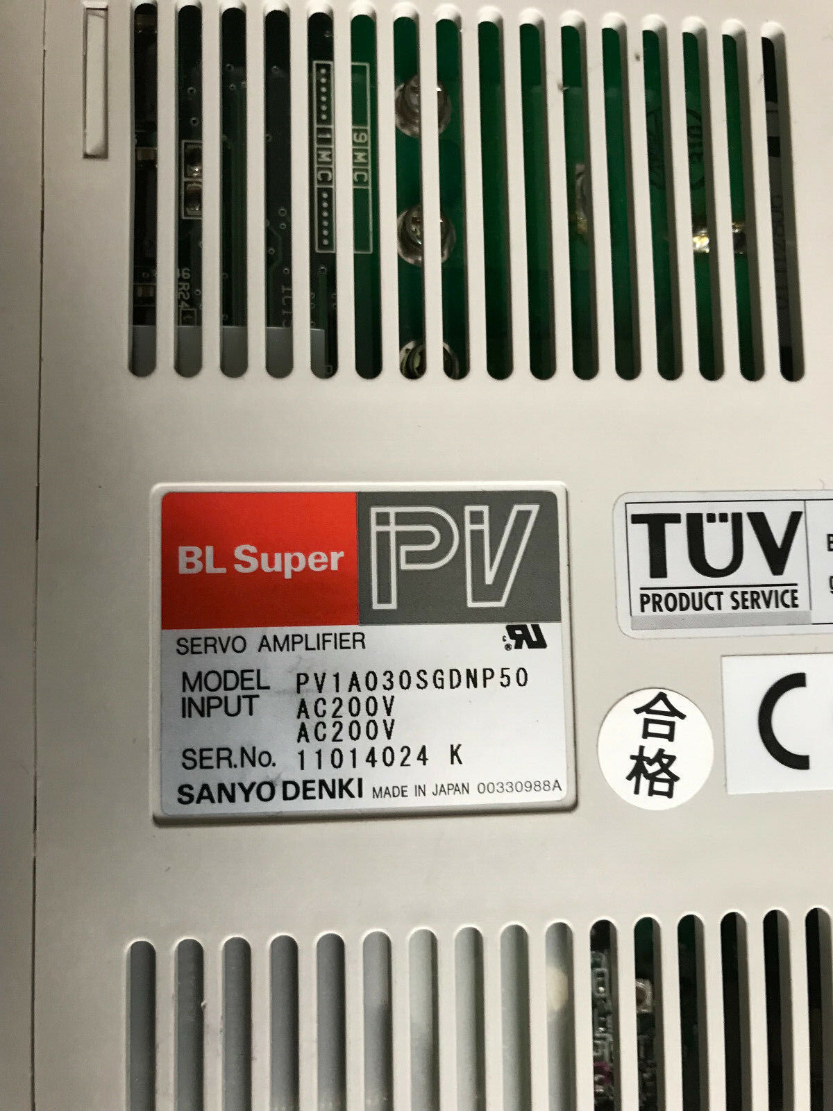 New Sanyo Denki Pv1a030sgdnp50,Pv Bl Super Servo Amplifier Pv1ao3osgdnp50,Sd