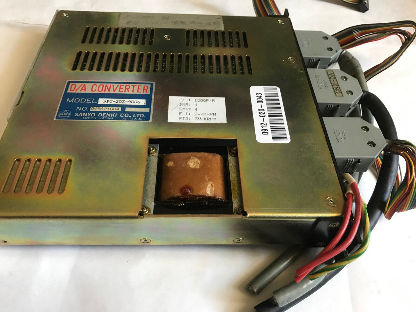 Sanyo Denki Sdc-203-9006 D/A Converter,1000P/R,A7-1-20216-1G,Su