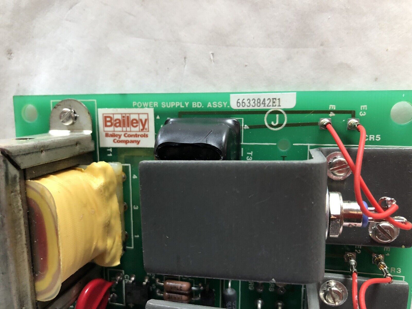 Bailey 6633842E1 Controls Power Supply Board Assembly,Cf