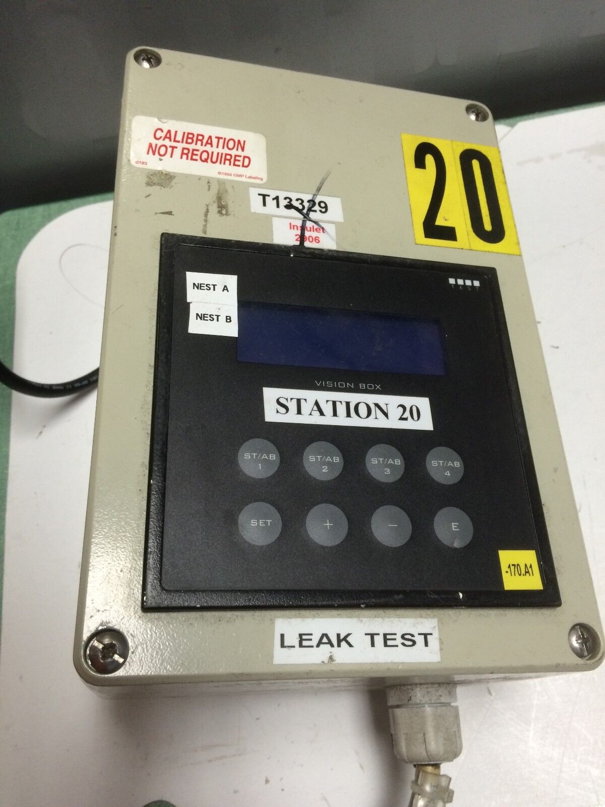 A.T.E. Elettronica Vision Box Operator Interface Panel Meter,170. A1 24Vdc,Bv
